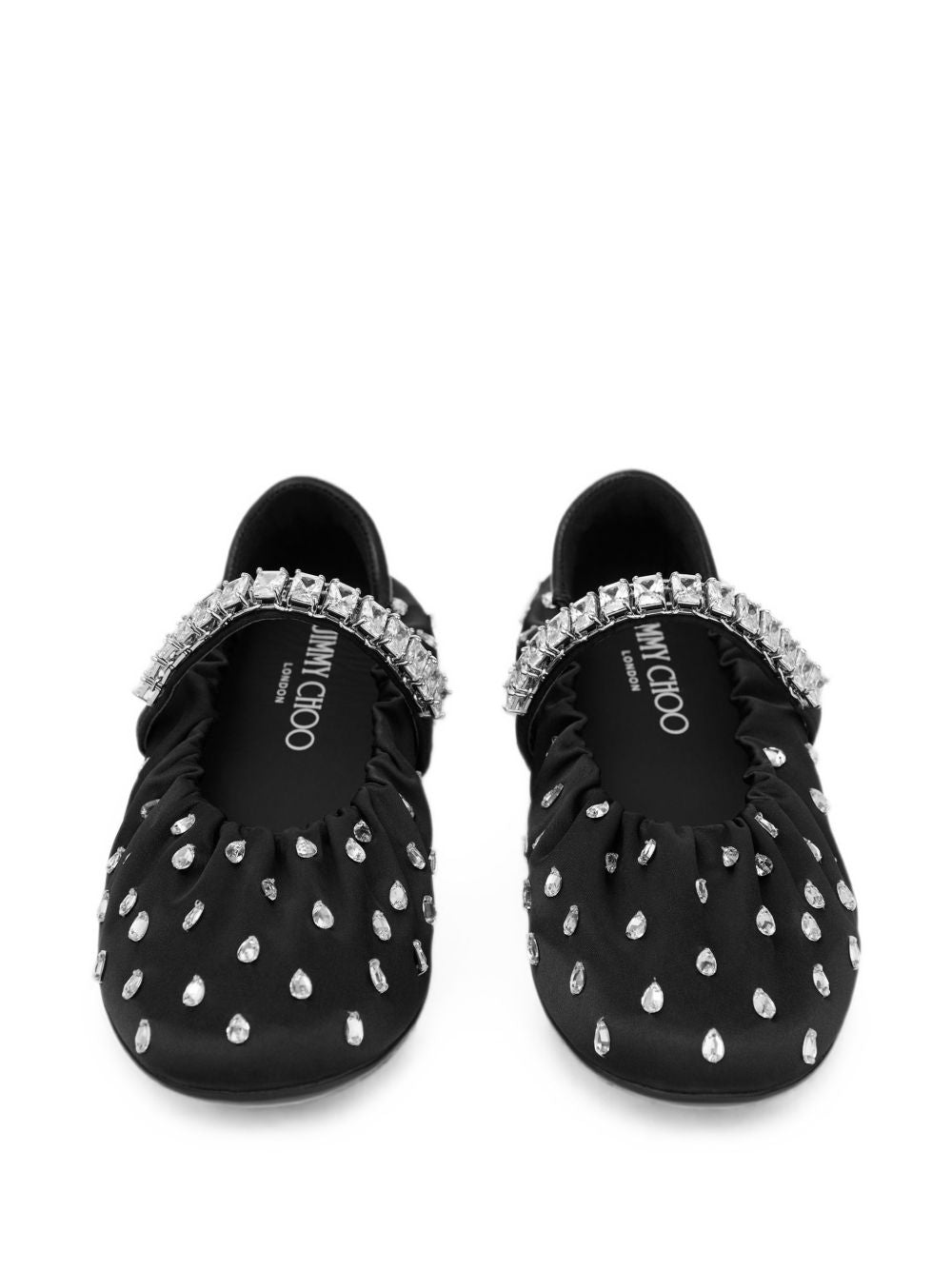 Jimmy Choo Women Jade Leather Ballets JIMMY CHOO