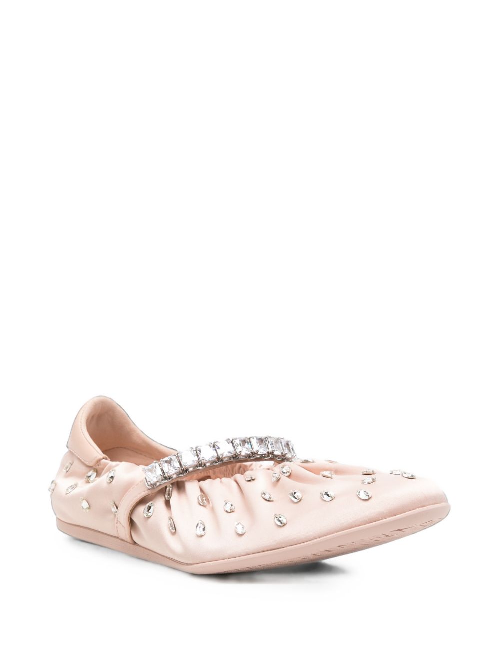 Jimmy Choo Women Jade Leather Ballets JIMMY CHOO