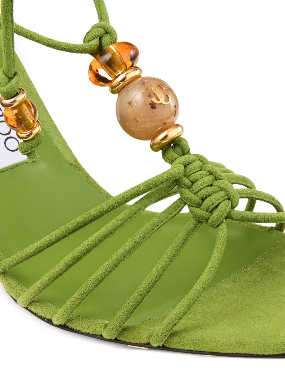 Jimmy Choo Women Lova Suede Leather Wedge Sandals JIMMY CHOO