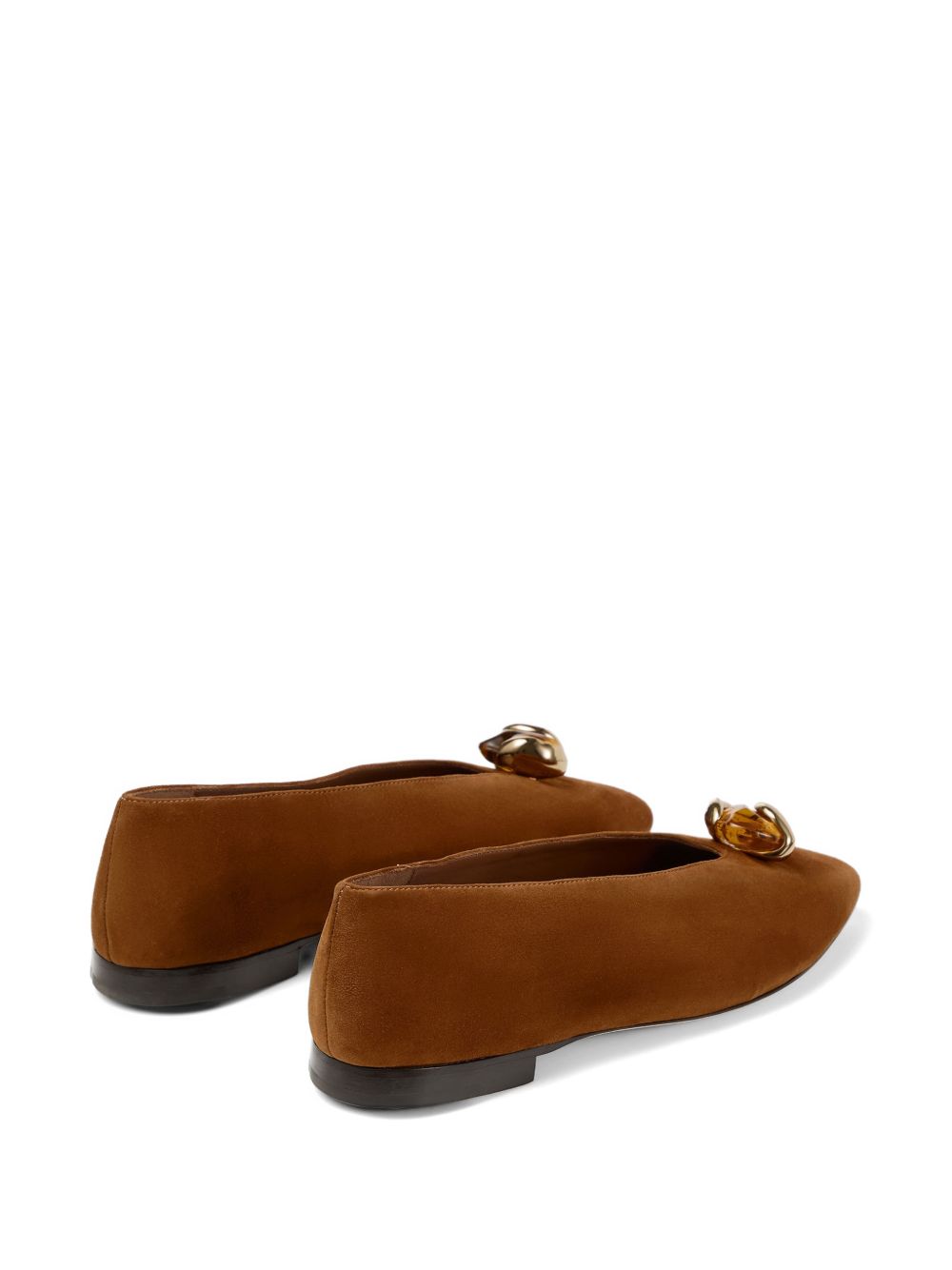 Jimmy Choo Women Margot Leather Ballets JIMMY CHOO