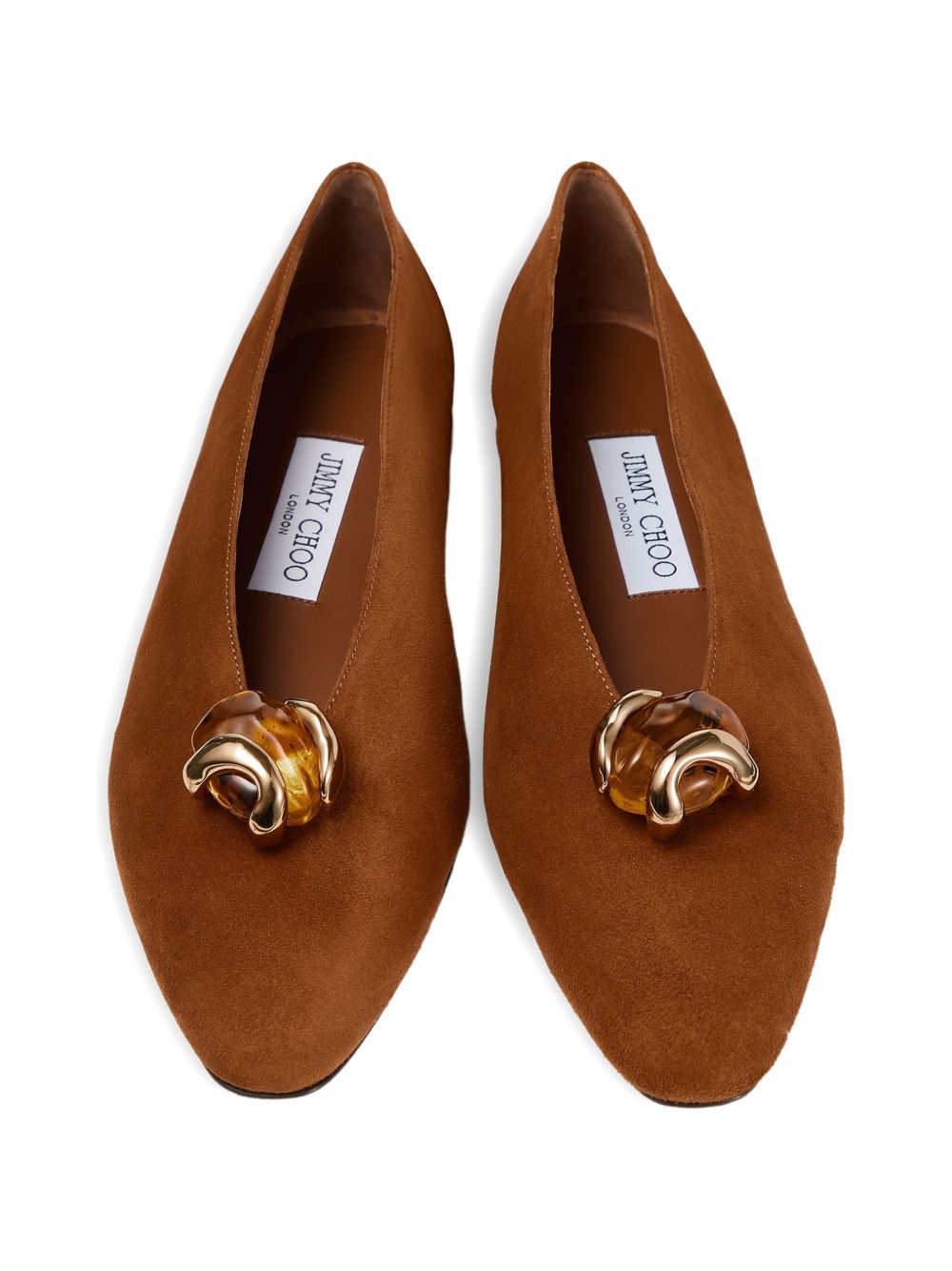 Jimmy Choo Women Margot Leather Ballets JIMMY CHOO