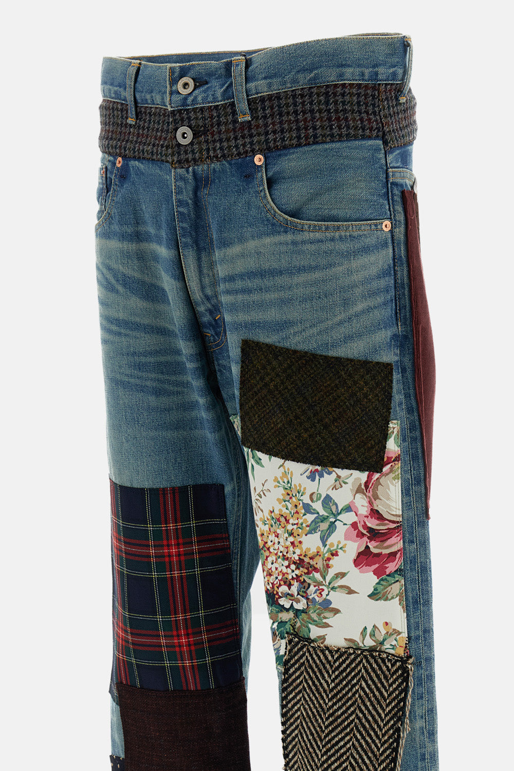 Junya Watanabe Men Patchwork Denim Pants JUNYA WATANABE
