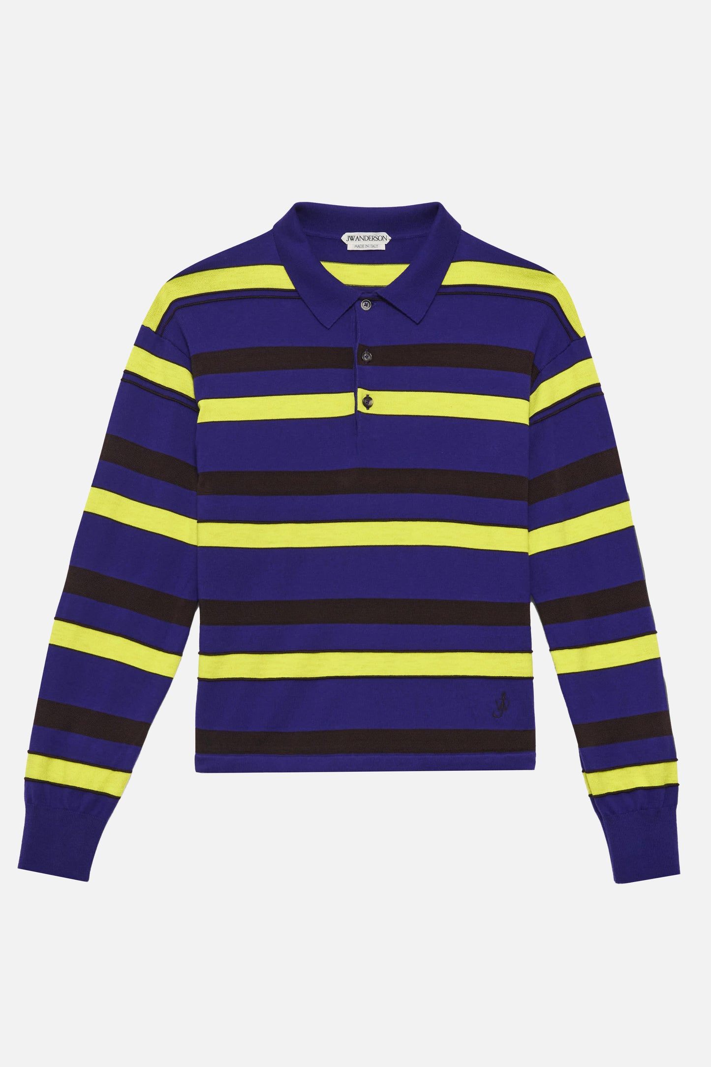 Jw Anderson Men Rugby Knitted Polo J.W. ANDERSON