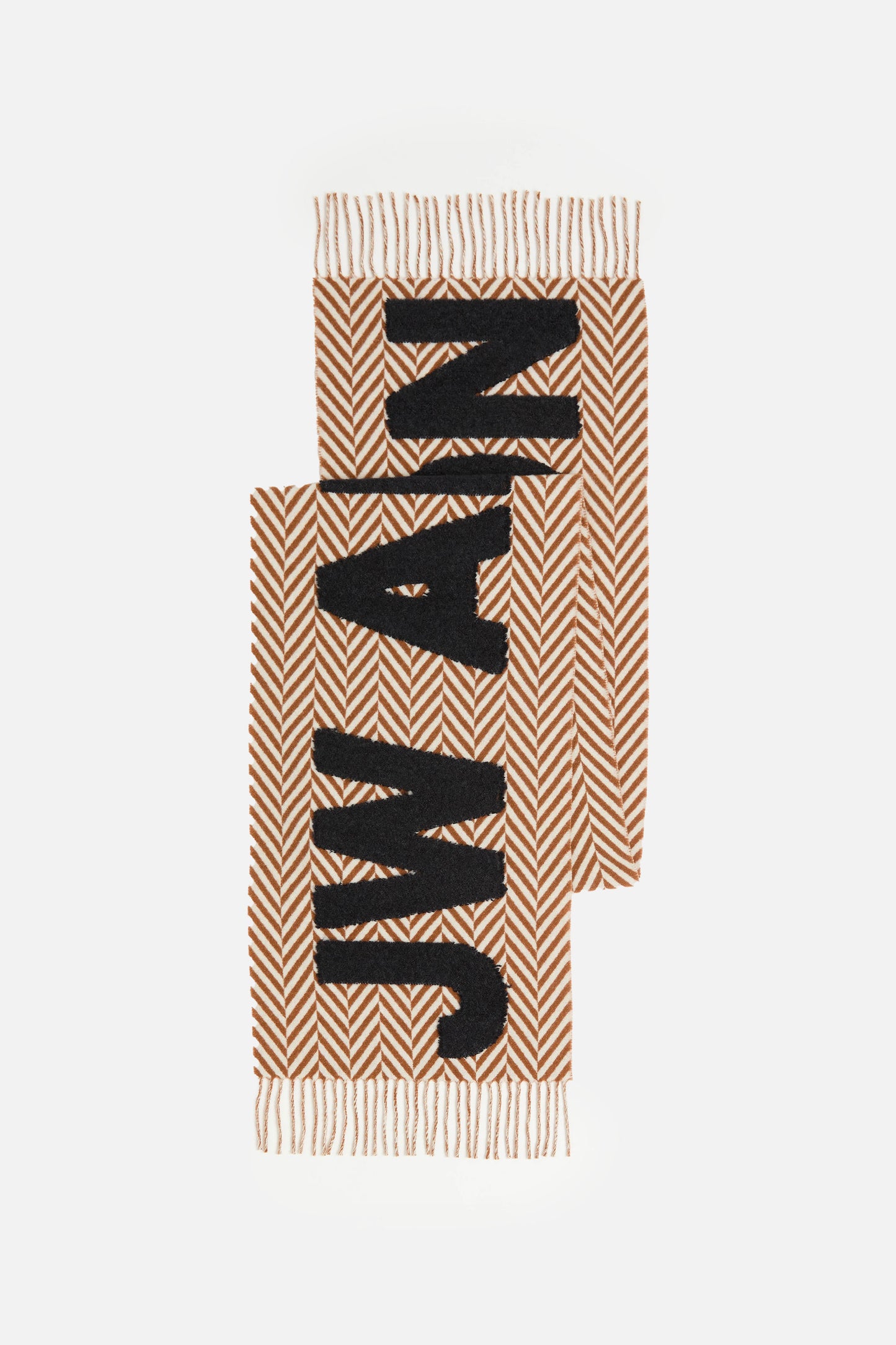 Jw Anderson Men Logo Scarf J.W. ANDERSON