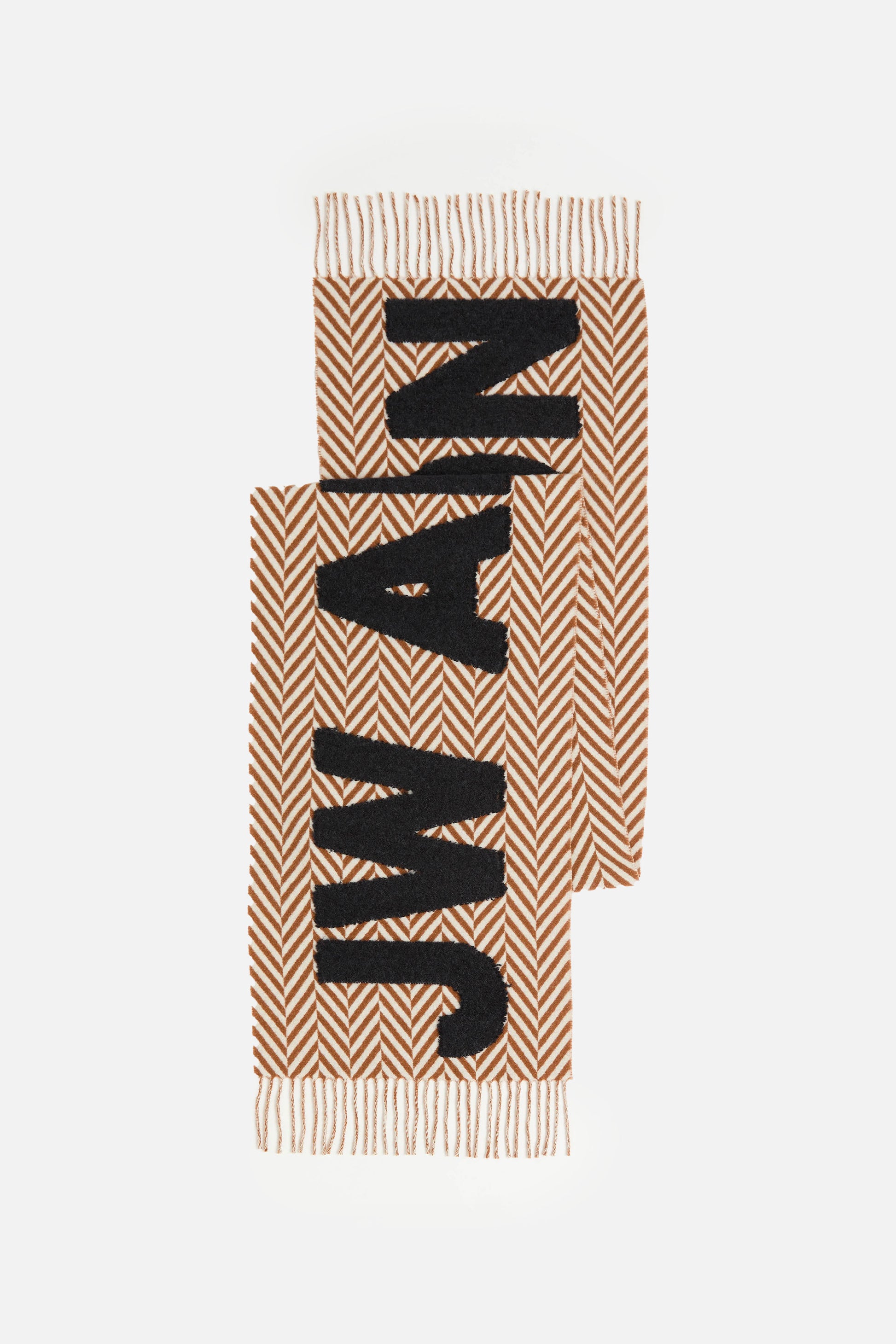 Jw Anderson Men Logo Scarf J.W. ANDERSON