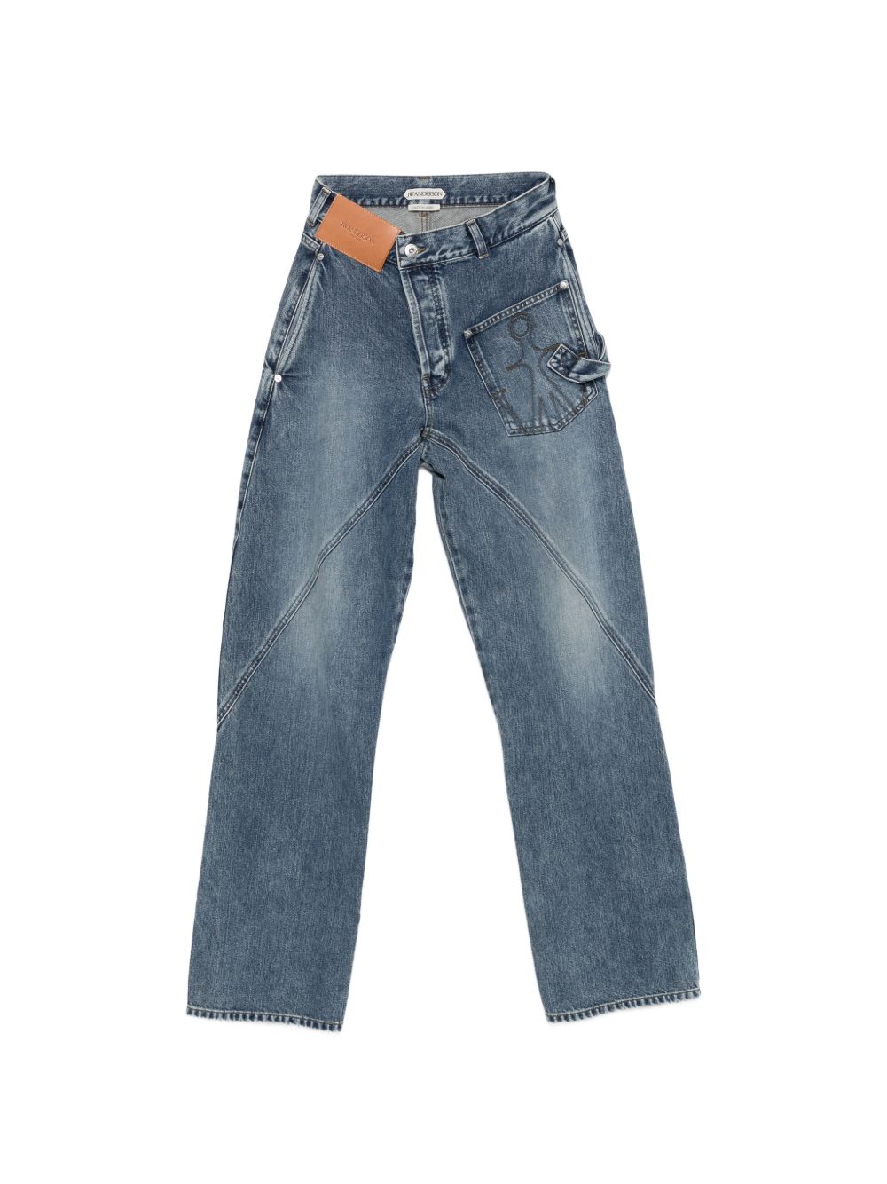 Jw Anderson Women Twisted Denim Jeans J.W. ANDERSON
