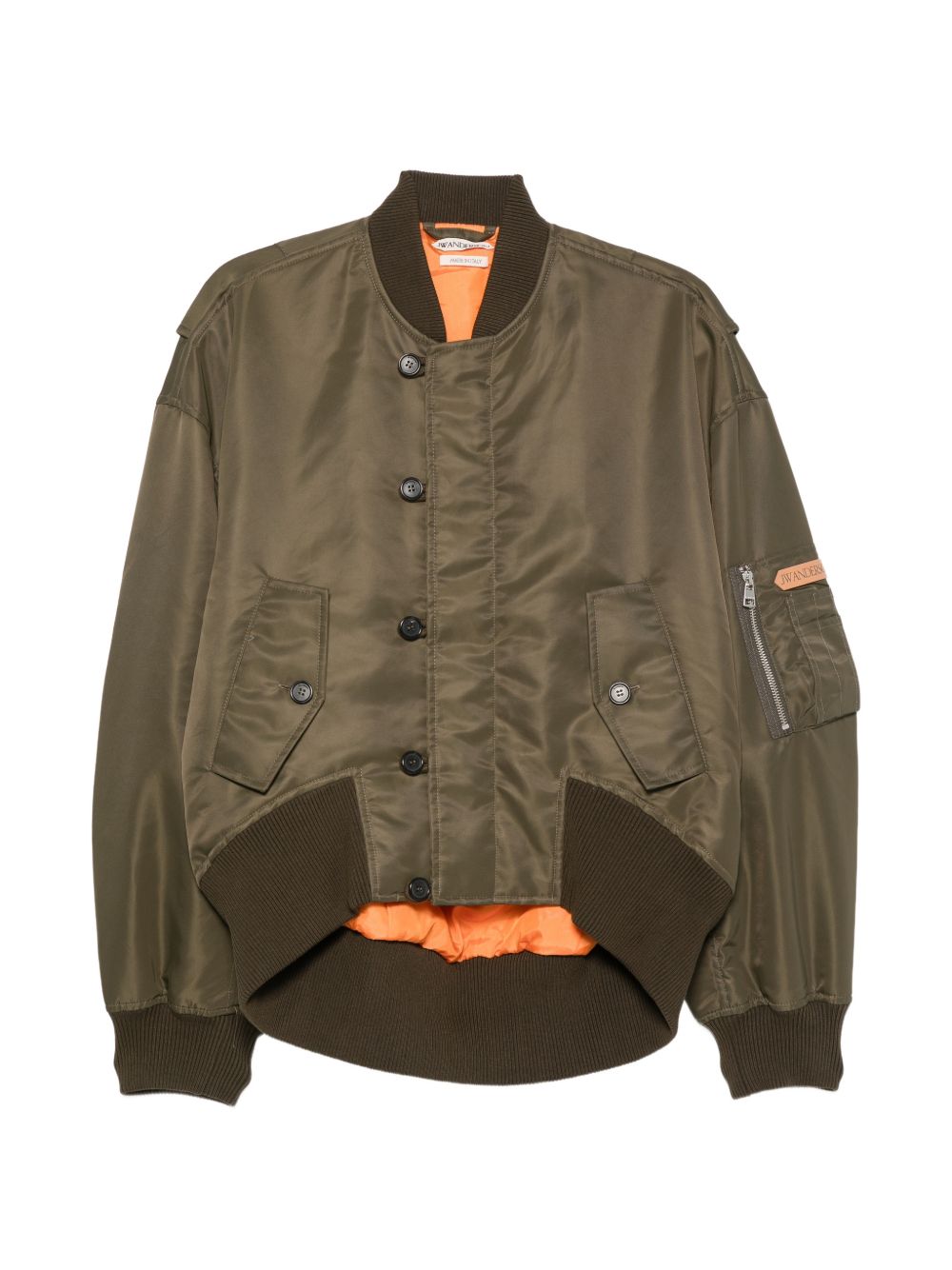 Jw Anderson Women Nylon Oversized Bomber Jacket J.W. ANDERSON