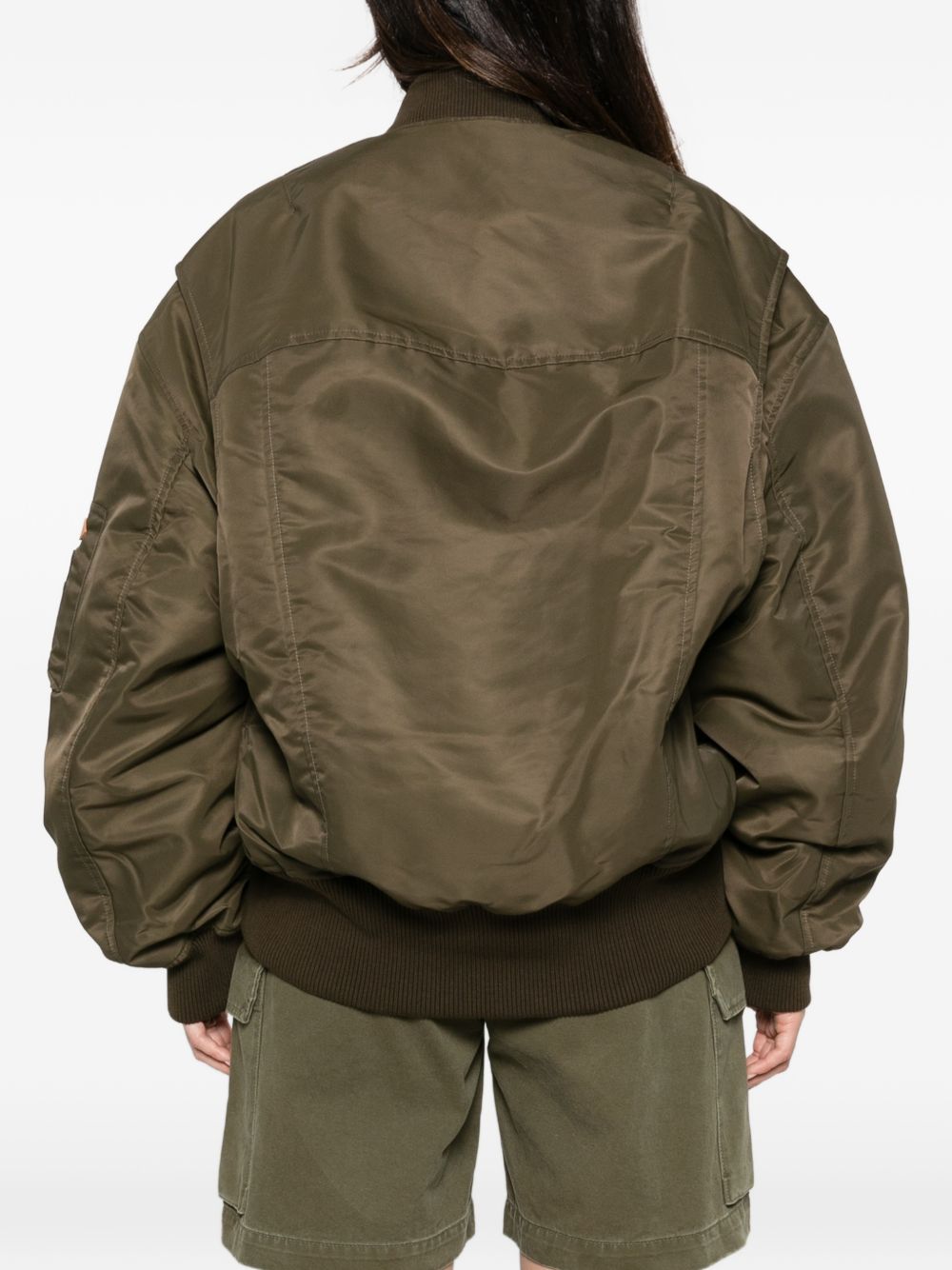 Jw Anderson Women Nylon Oversized Bomber Jacket J.W. ANDERSON