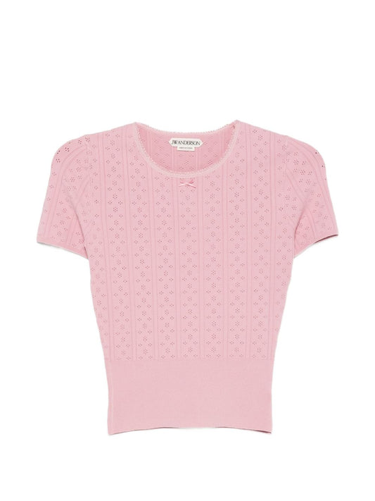 Jw Anderson Women Logo Cotton T-Shirt J.W. ANDERSON