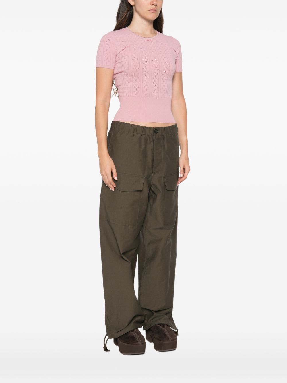 Jw Anderson Women Logo Cotton T-Shirt J.W. ANDERSON