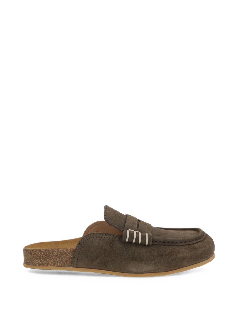 Jw Anderson Women Stitch Leather Slippers J.W. ANDERSON