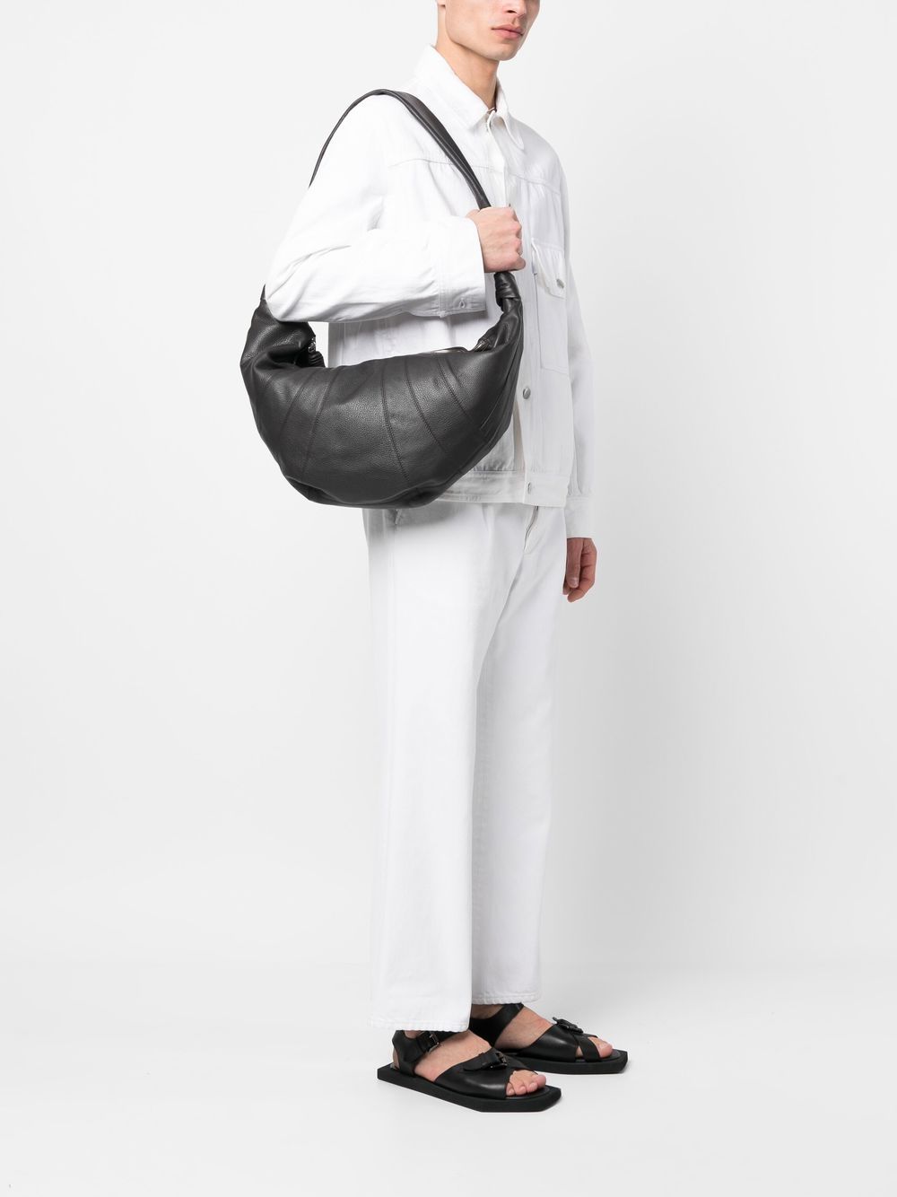 Lemaire Women Croissant Large Leather Shoulder Bag