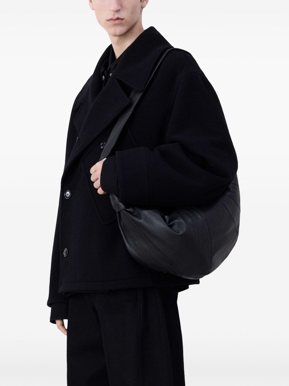 Lemaire Women Croissant Large Leather Shoulder Bag LEMAIRE
