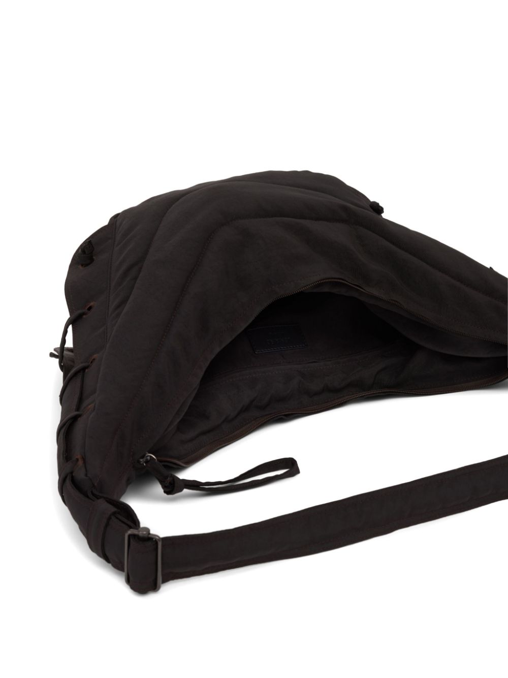 Lemaire Men Soft Game Medium Nylon Shoulder Bag