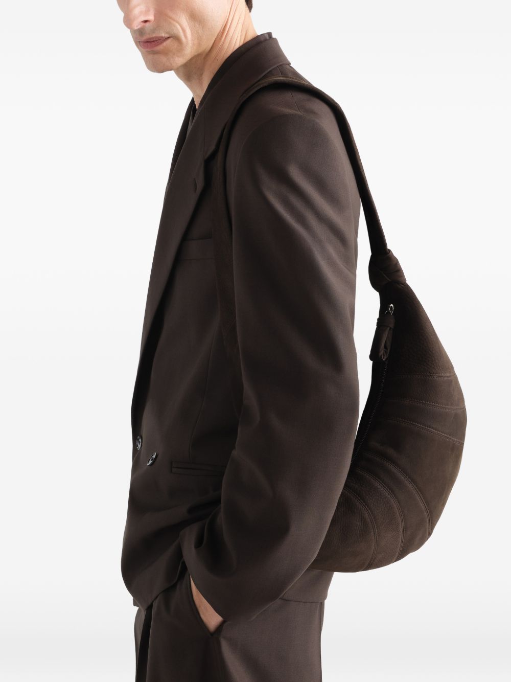 Lemaire Women Croissant Medium Leather Shoulder Bag LEMAIRE