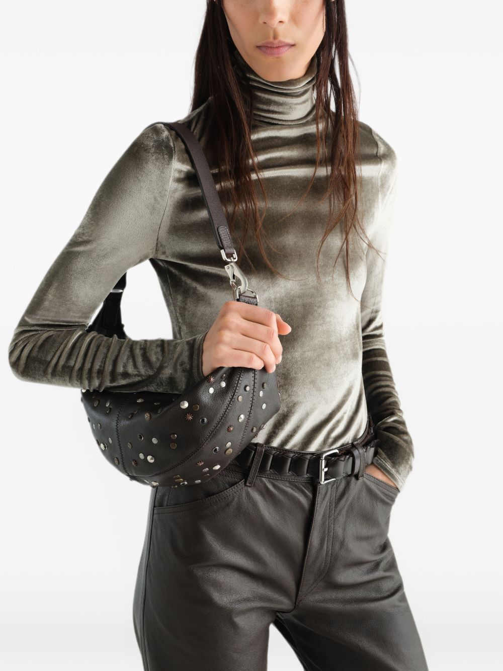 Lemaire Women Quiver Mini Leather Shoulder Bag LEMAIRE