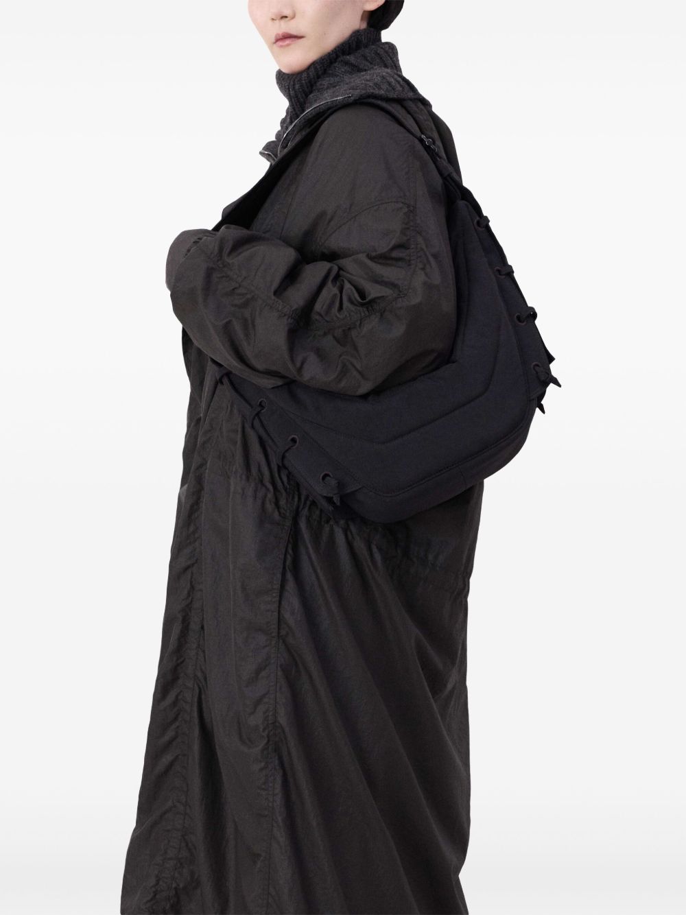 Lemaire Men Soft Game Small Nylon Shoulder Bag
