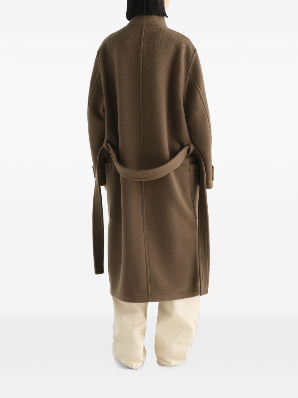 Lemaire Men Wool Wrap Coat LEMAIRE