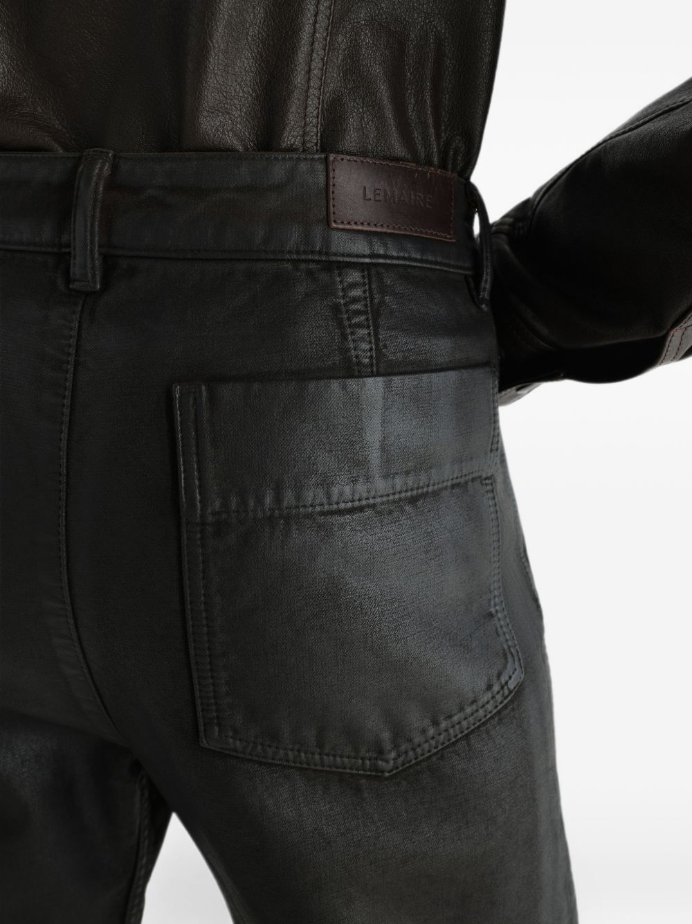 Lemaire Women Leather Trousers LEMAIRE