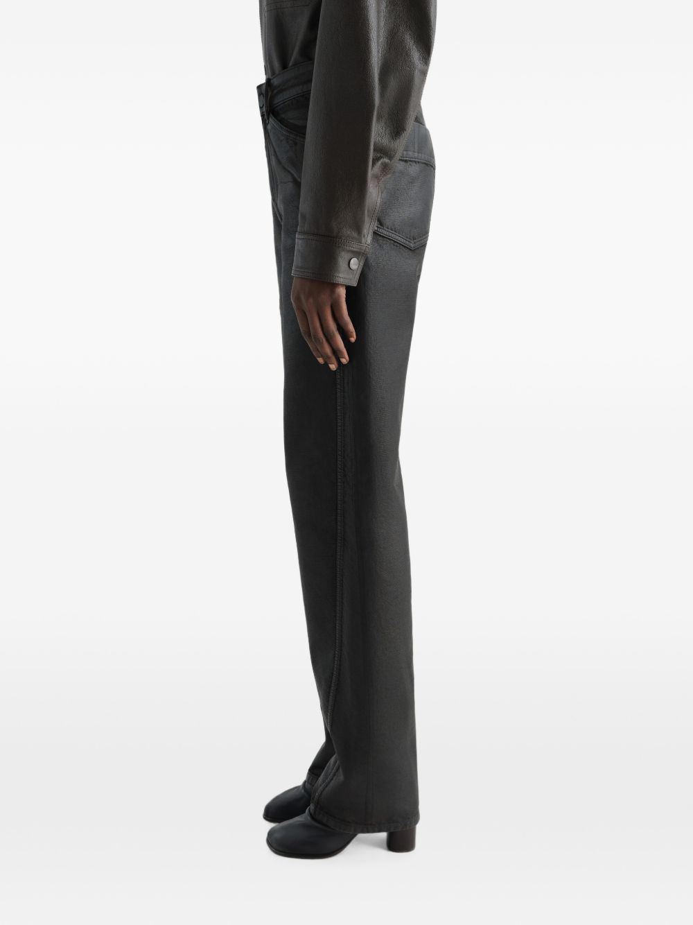 Lemaire Women Leather Trousers LEMAIRE