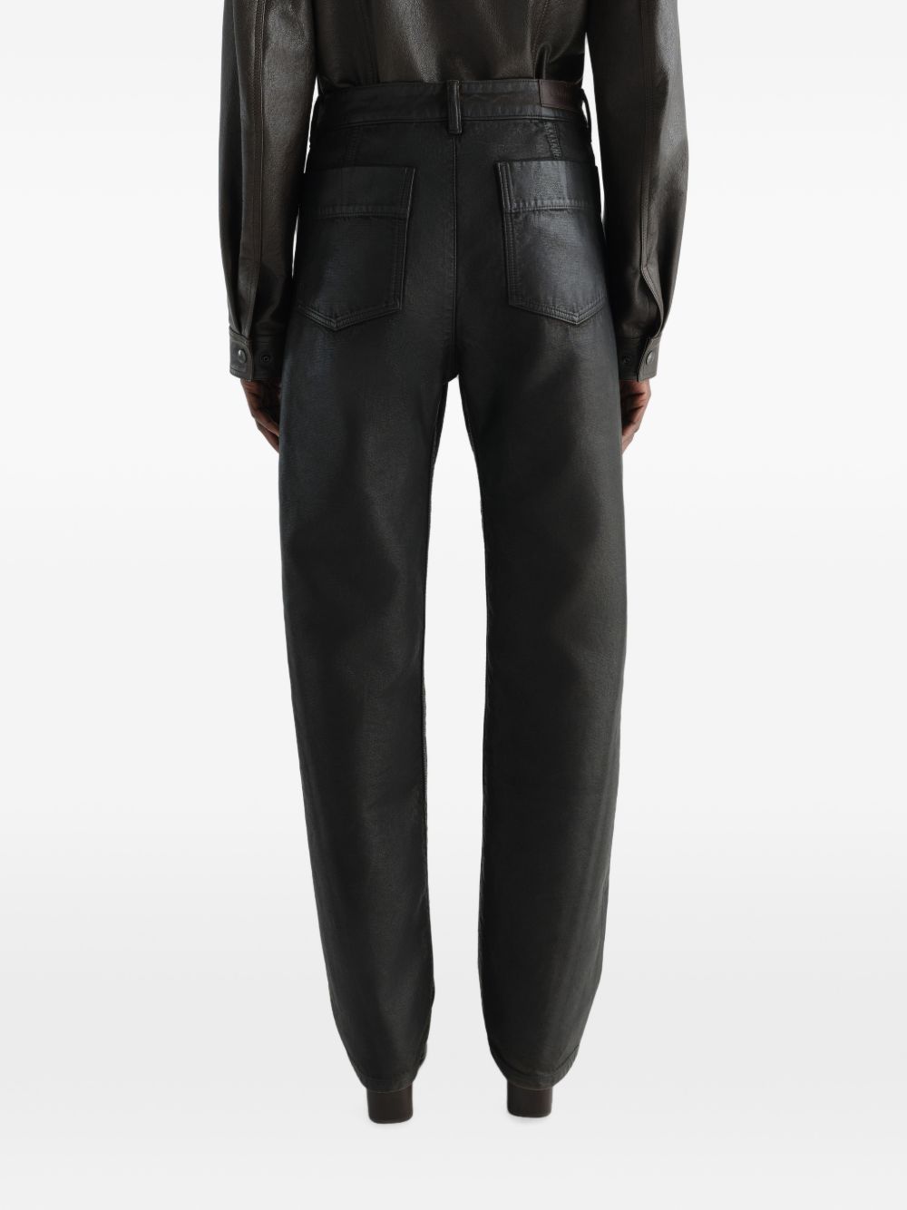 Lemaire Women Leather Trousers LEMAIRE