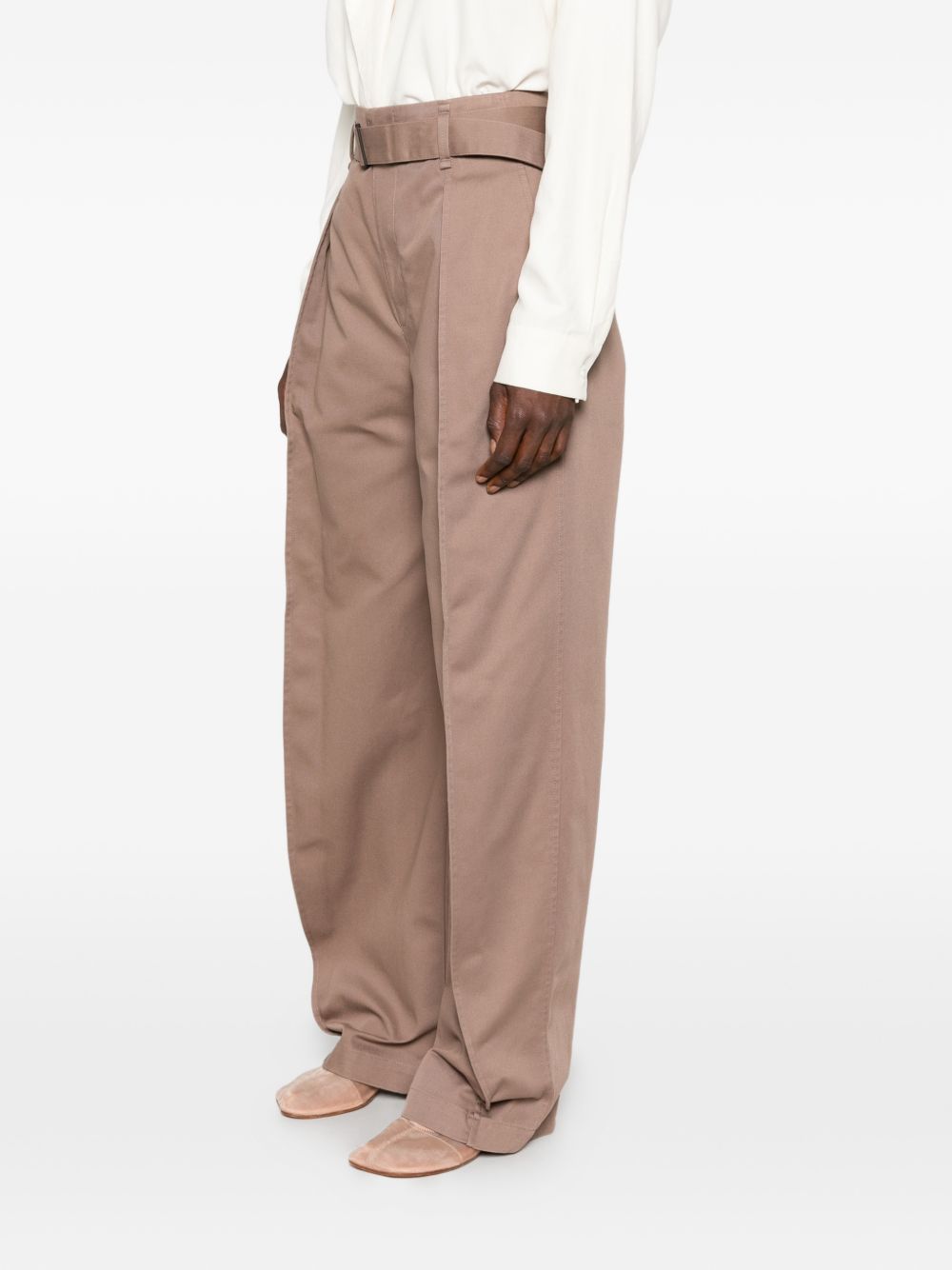Lemaire Women Cotton Curved Trousers LEMAIRE