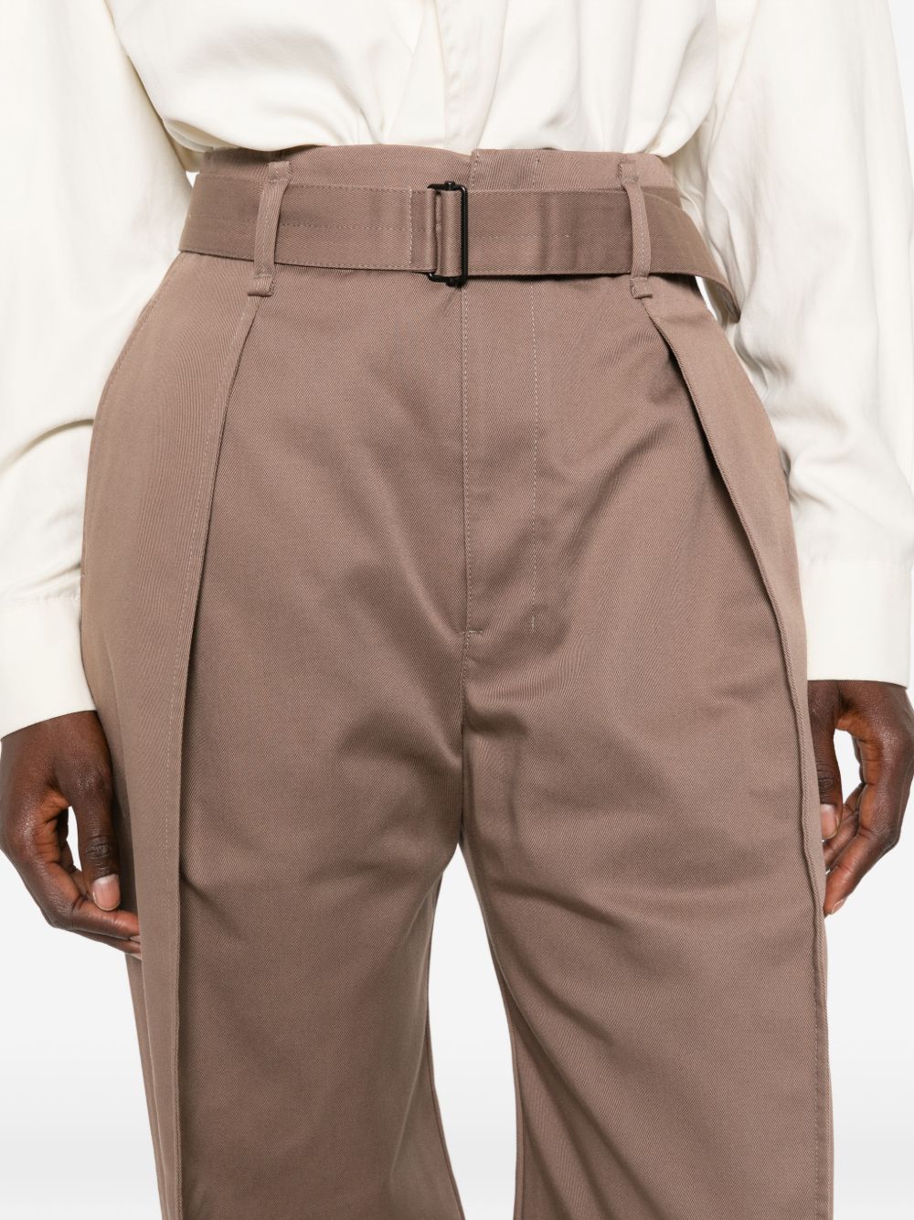 Lemaire Women Cotton Curved Trousers LEMAIRE