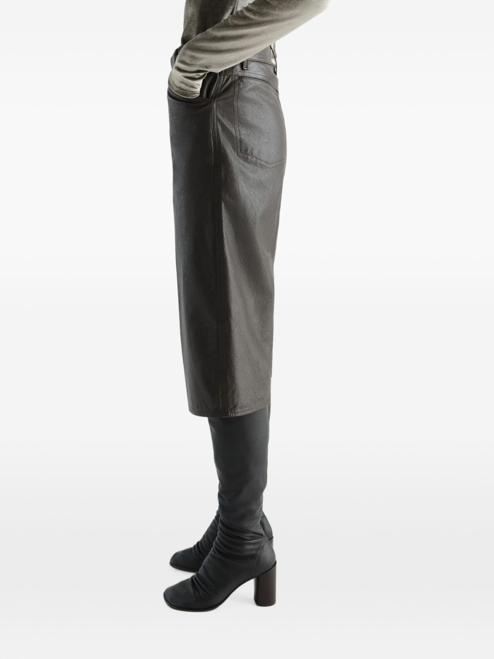 Lemaire Women Leather Bermudas LEMAIRE