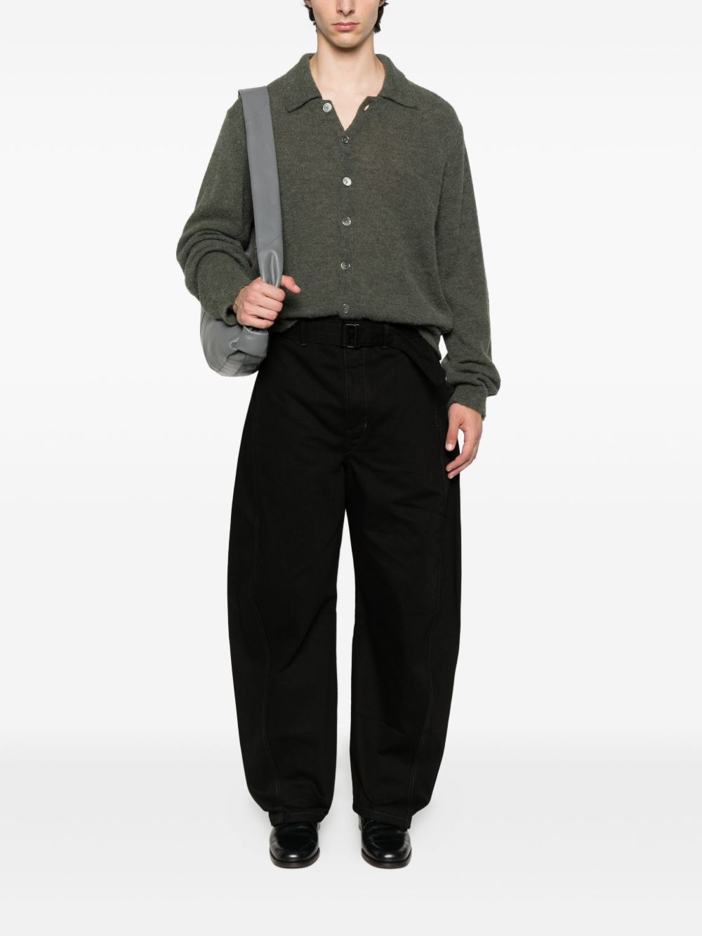 Lemaire Men Twisted Belted Jeans