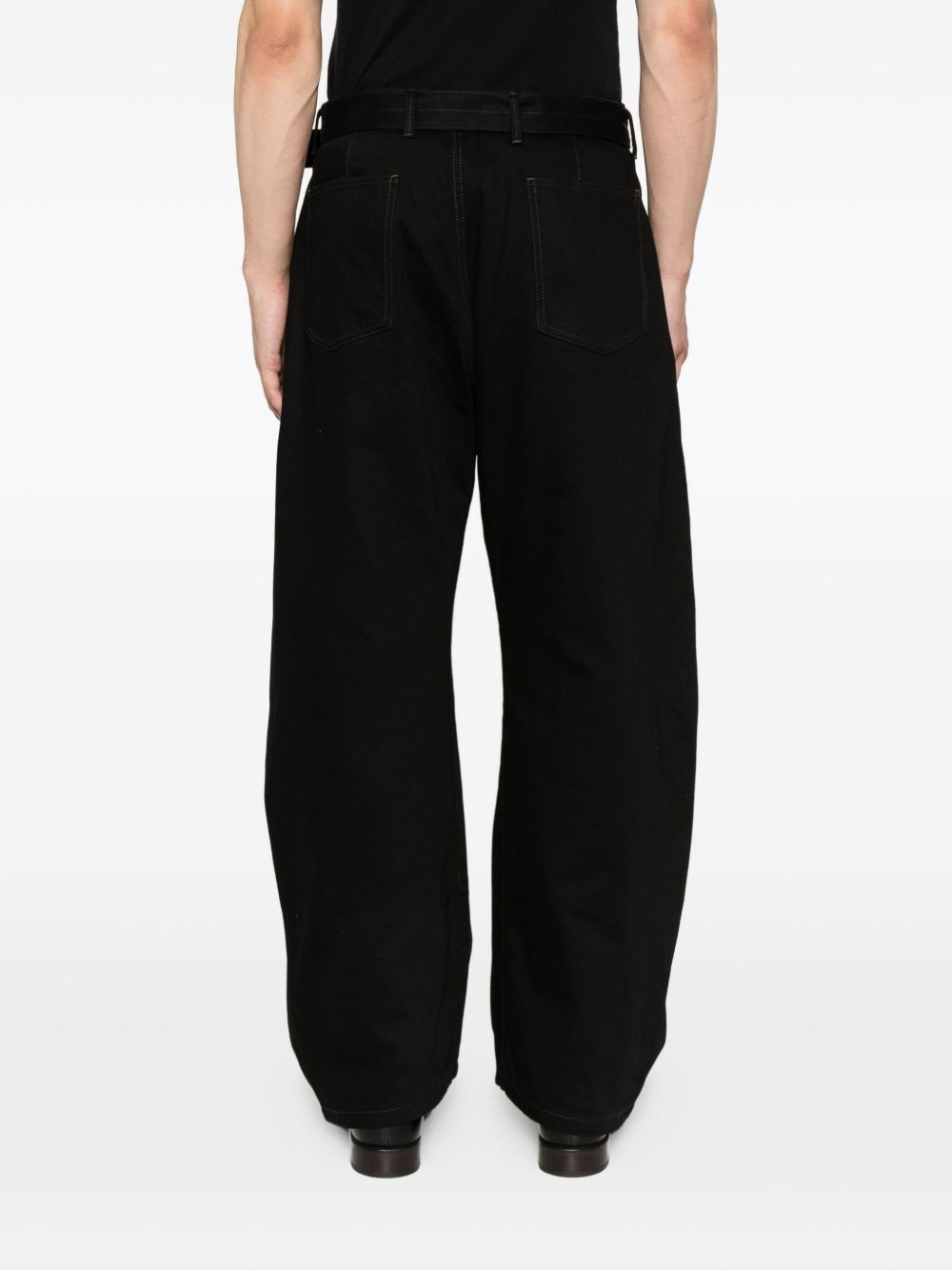 Lemaire Men Twisted Belted Jeans