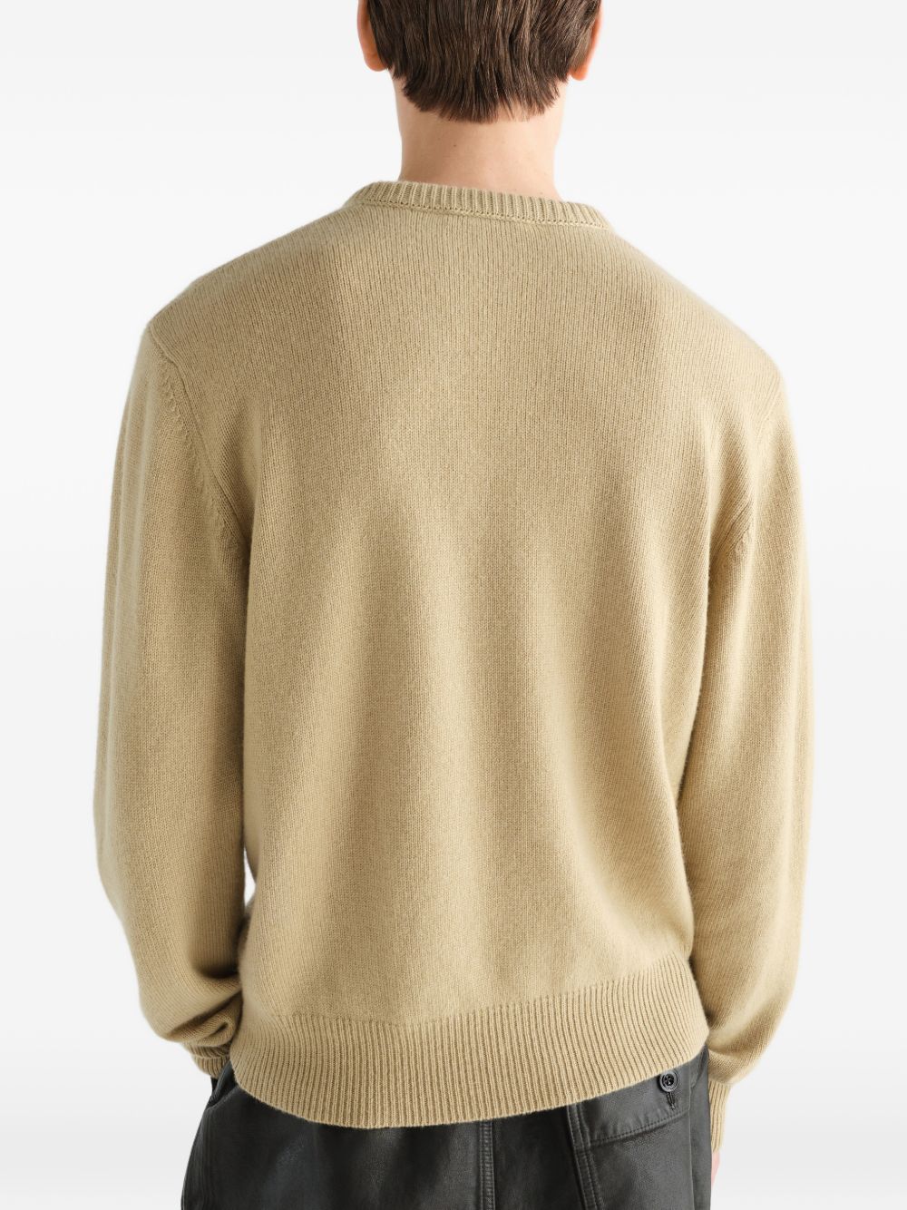 Lemaire Men Cashmere V-Necked Sweater LEMAIRE