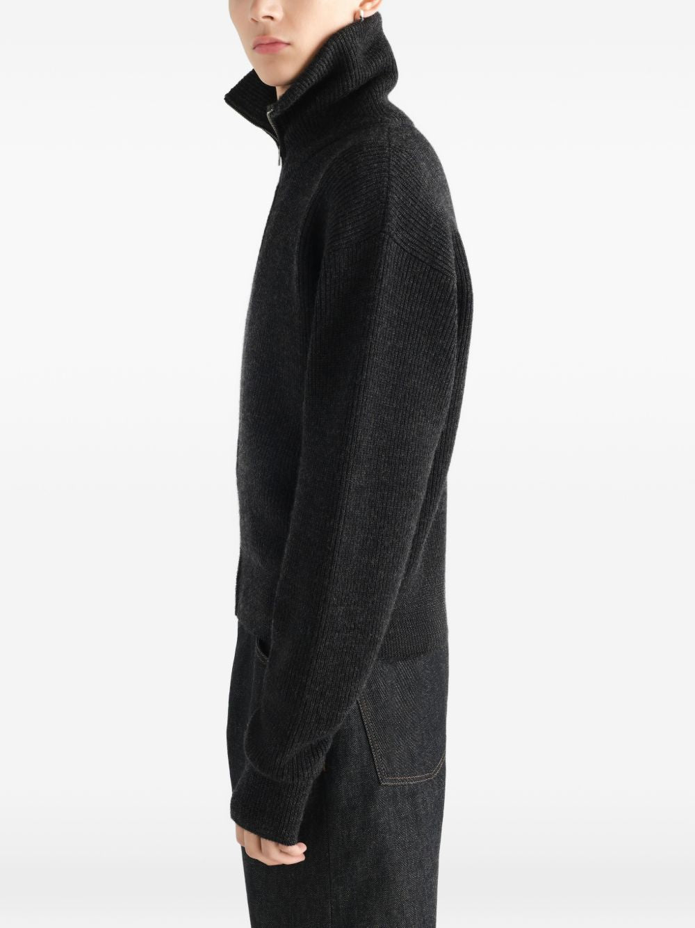 Lemaire Men Wool Zipped Cardigan LEMAIRE