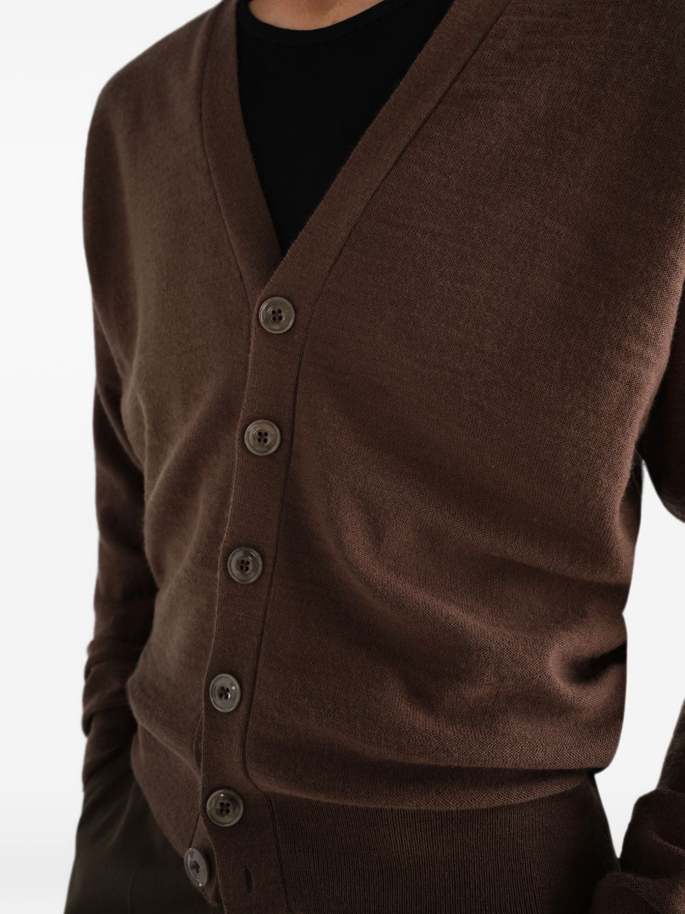 Lemaire Women Wool Blend Twisted Cardigan LEMAIRE
