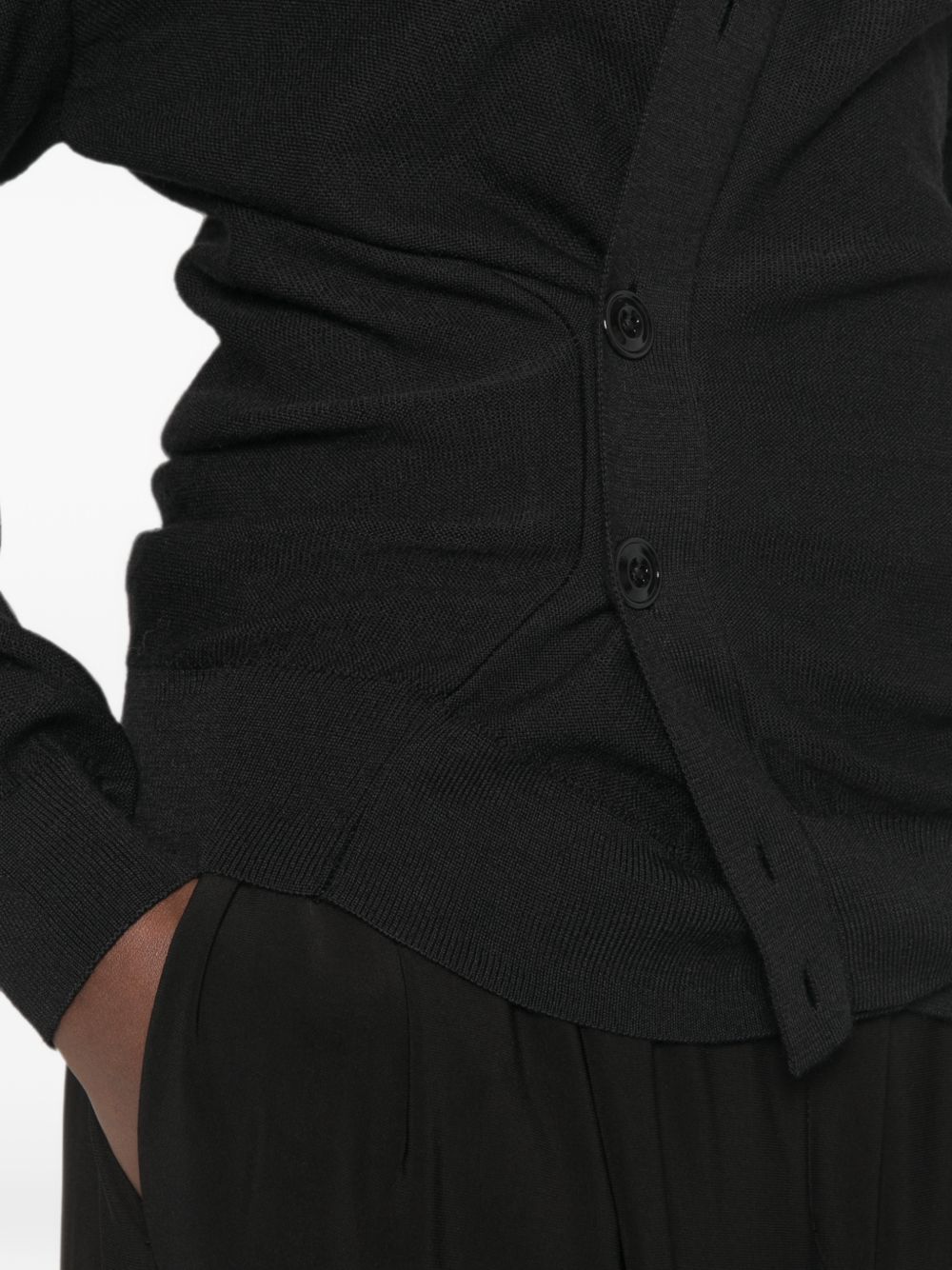 Lemaire Women Wool Blend Twisted Cardigan