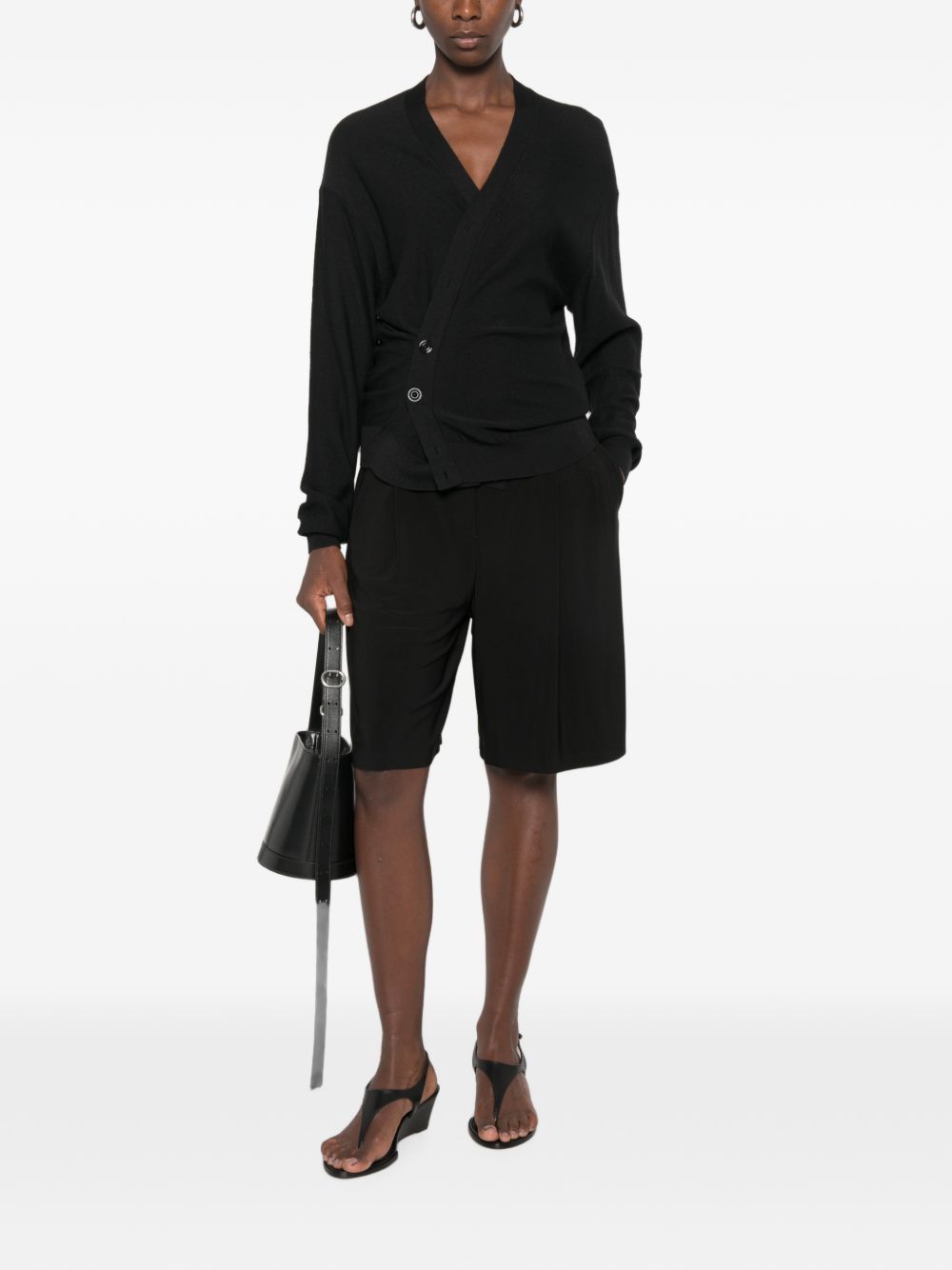 Lemaire Women Wool Blend Twisted Cardigan