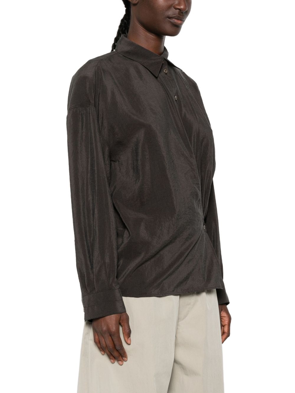 Lemaire Women Silk Twisted Shirt LEMAIRE