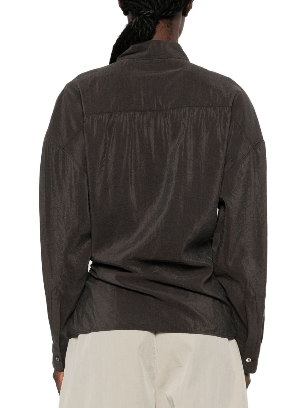 Lemaire Women Silk Twisted Shirt LEMAIRE