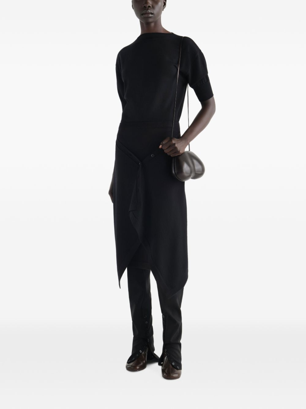 Lemaire Women Wool Blend Midi Skirt LEMAIRE