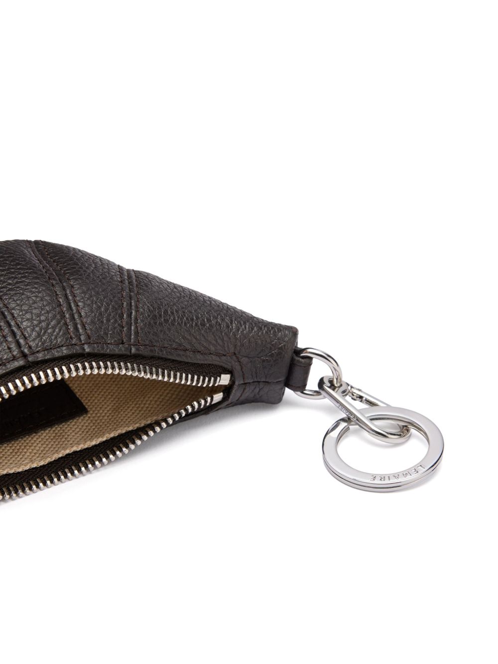 Lemaire Women Croissant Mini Leather Keyring