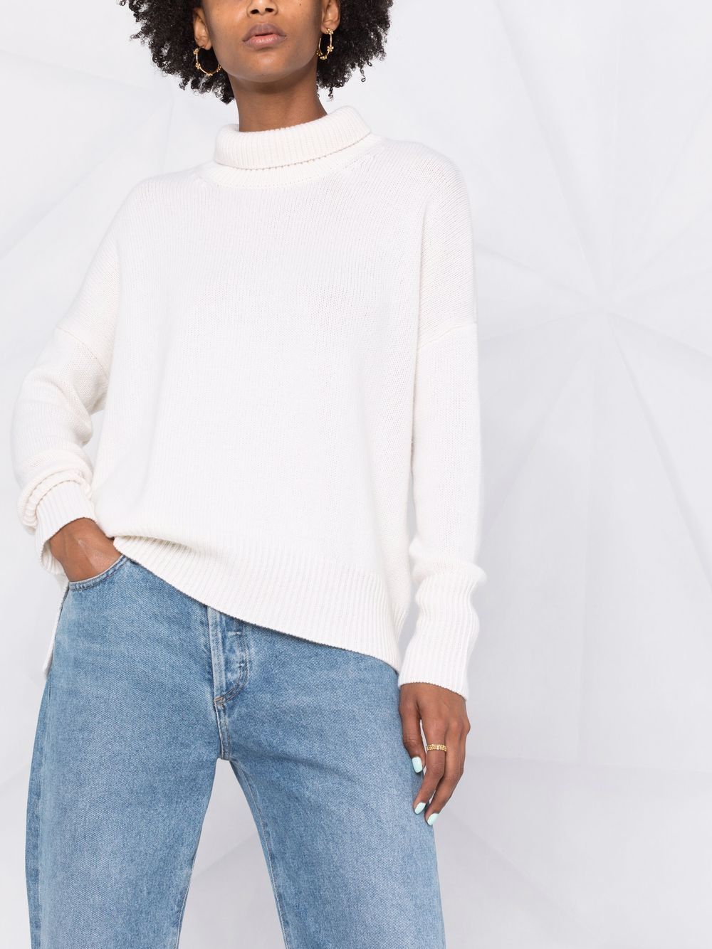 Lisa Yang Women Heidi Cashmere Turtle-Neck Sweater LISA YANG