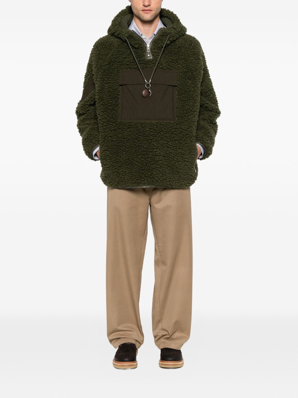Loewe Men Wool Blend Blouson Jacket LOEWE