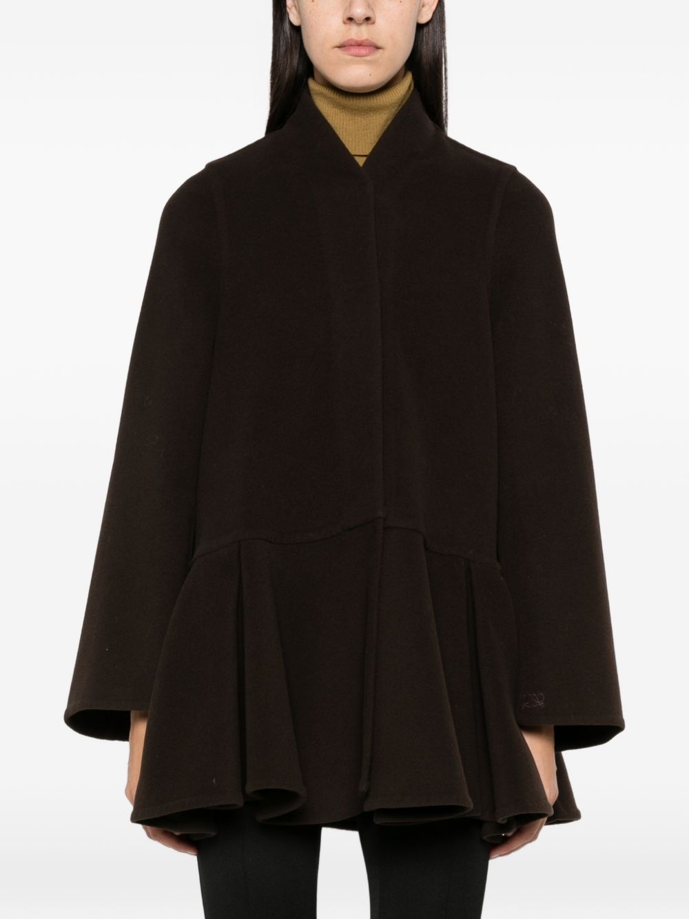 Loewe Women Wool And Cashmere Short Coat LOEWE