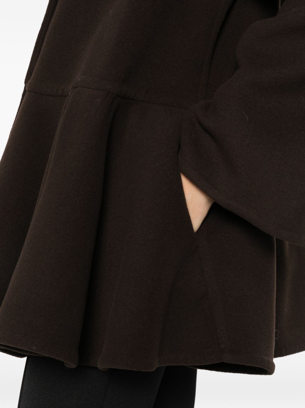 Loewe Women Wool And Cashmere Short Coat LOEWE