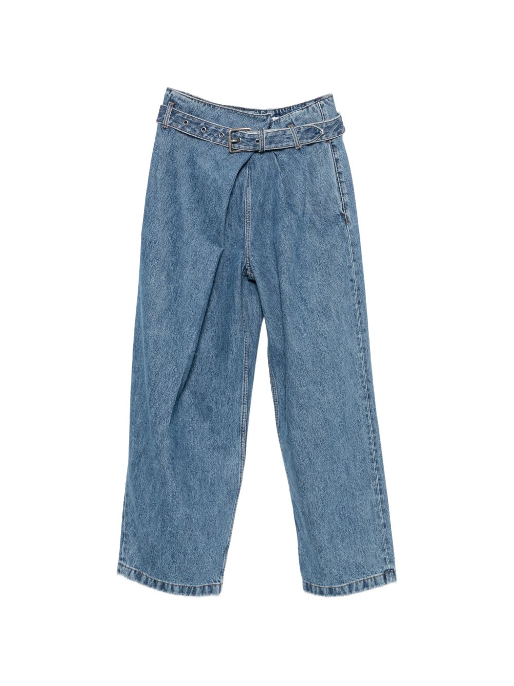 Loewe Women Draped Denim Jeans LOEWE