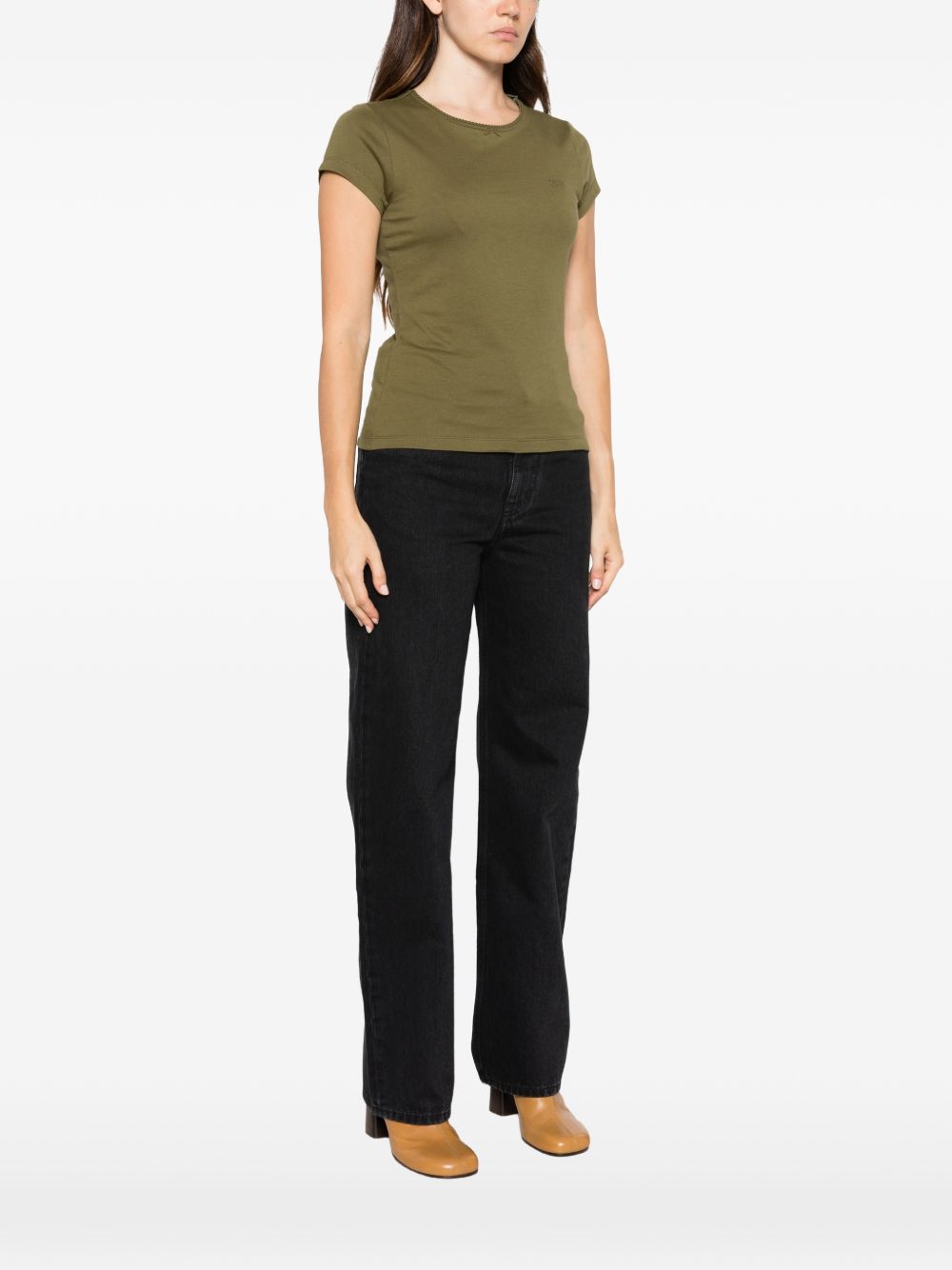Loewe Women Logo Cotton T-Shirt LOEWE