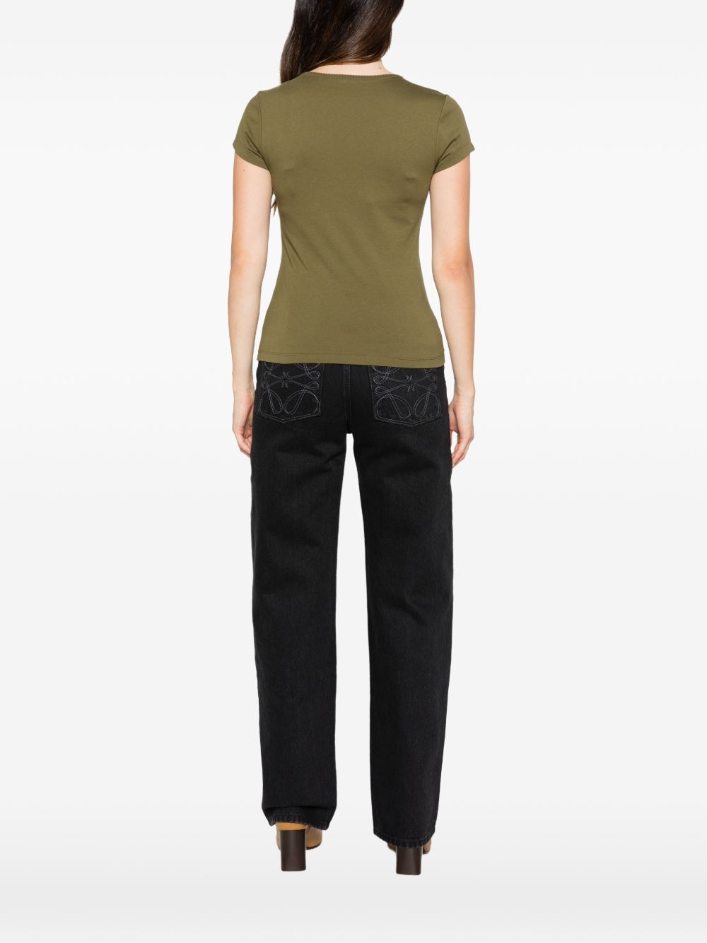 Loewe Women Logo Cotton T-Shirt LOEWE