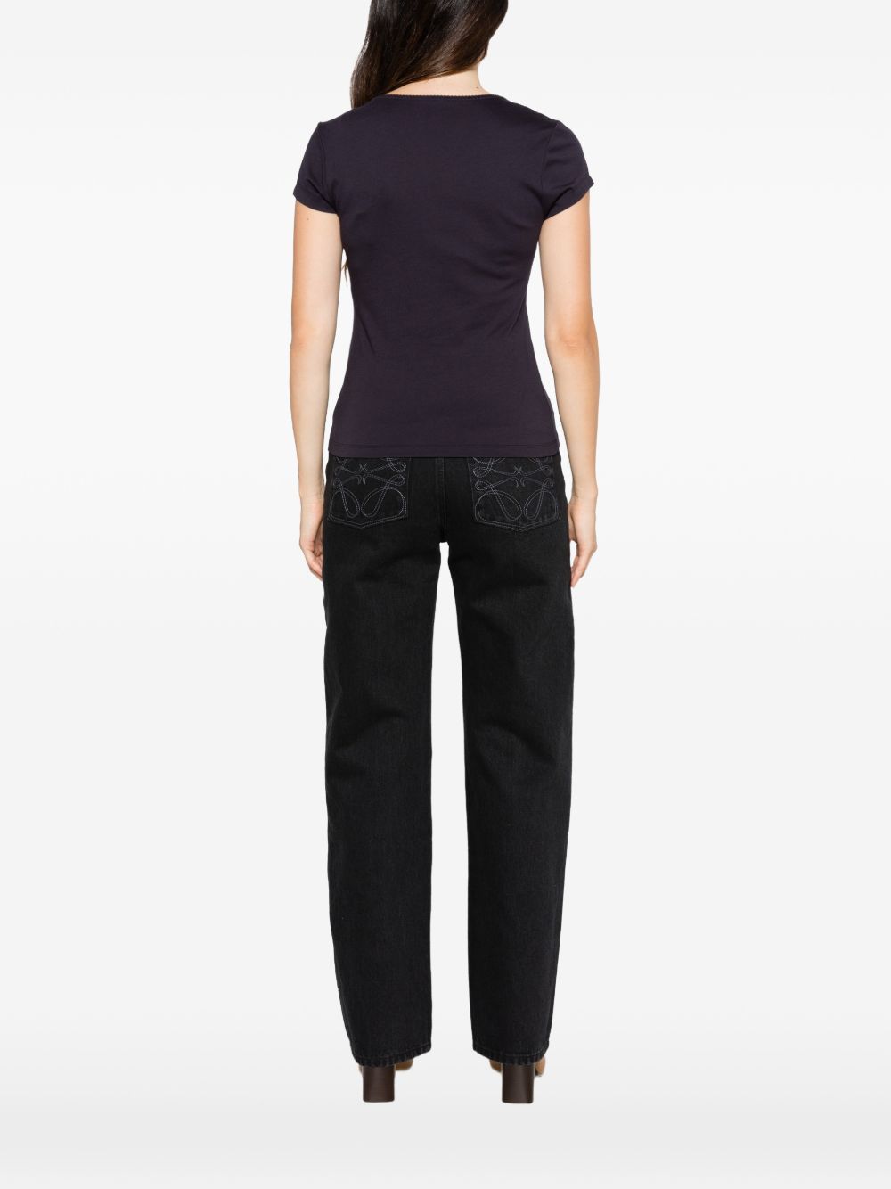 Loewe Women Logo Cotton T-Shirt LOEWE