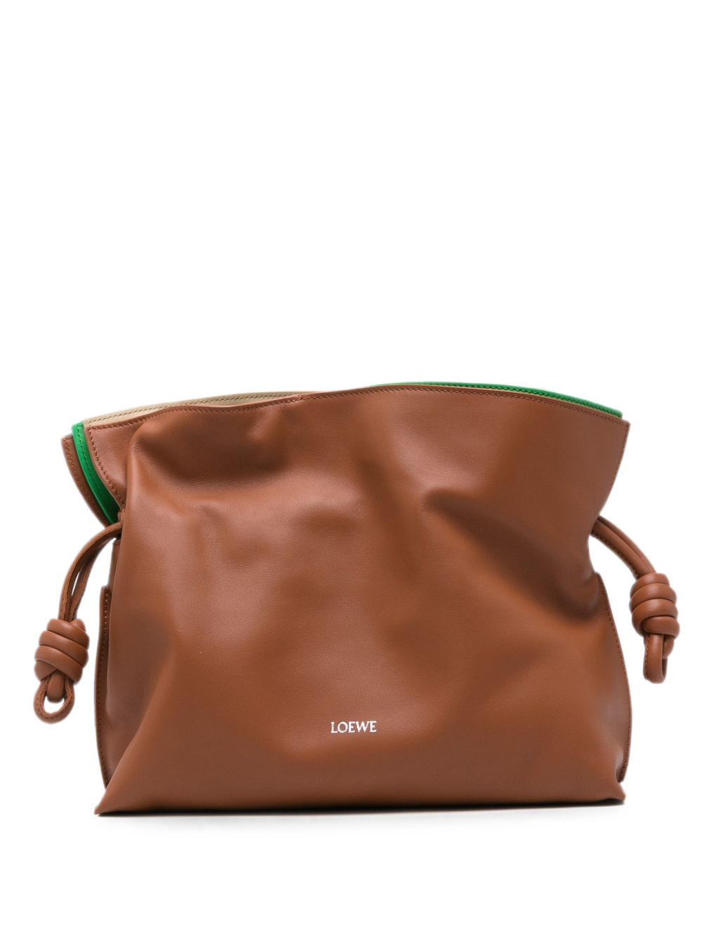 Loewe Women Flamenco Medium Leather Clutch LOEWE