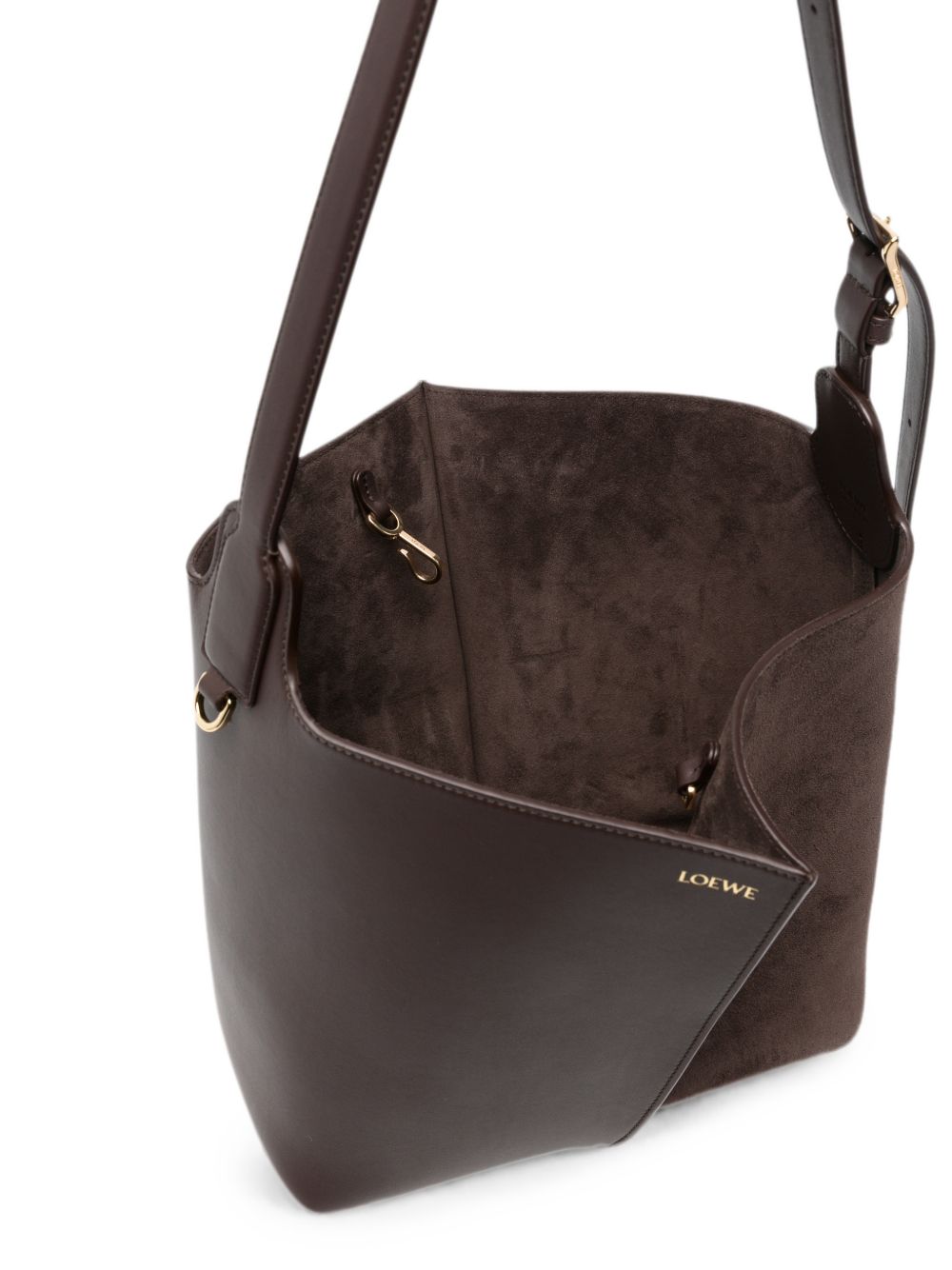Loewe Women Bilbao Medium Leather Bucket Bag LOEWE