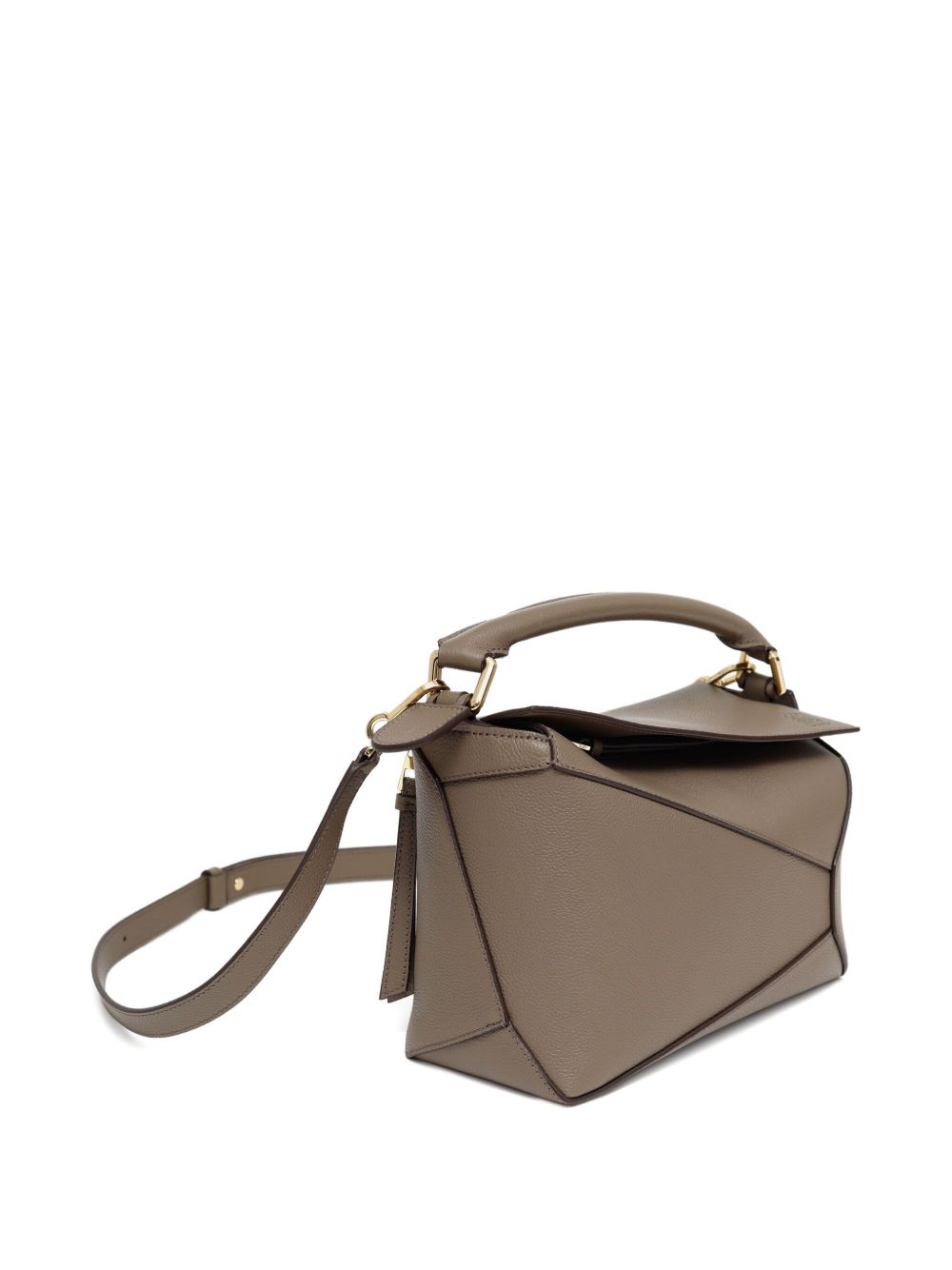 Loewe Women Puzzle Edge Small Leather Handbag